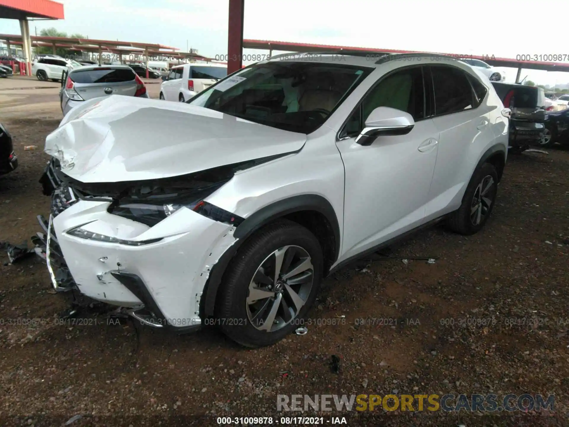 2 Photograph of a damaged car JTJDARBZXL5003331 LEXUS NX 2020