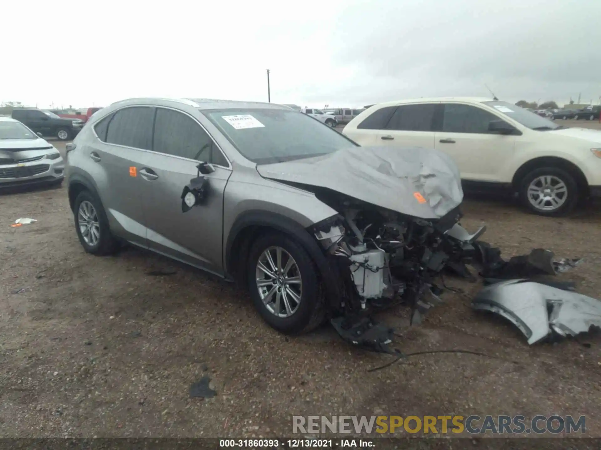 1 Photograph of a damaged car JTJDARBZXL5005029 LEXUS NX 2020