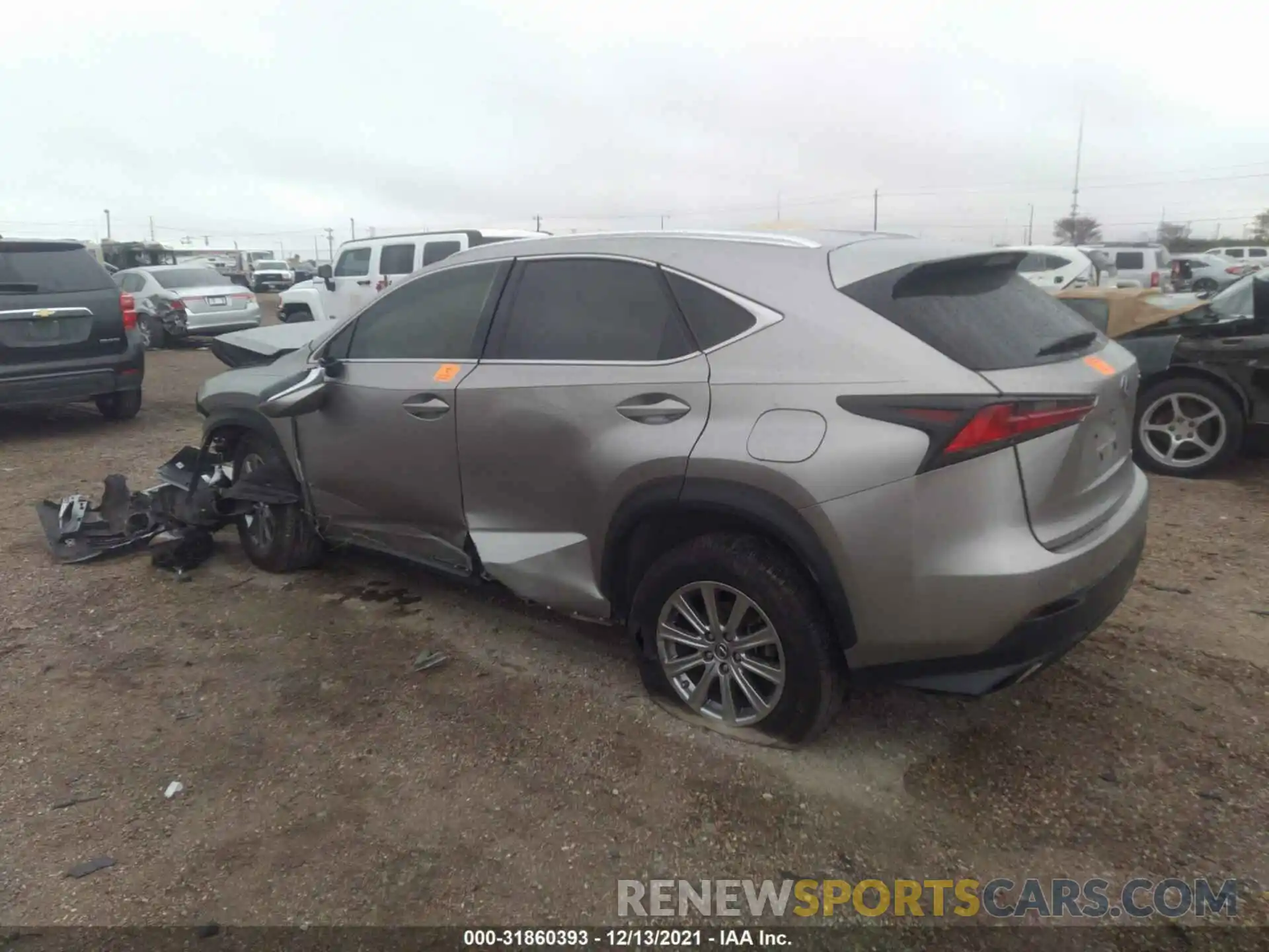 3 Photograph of a damaged car JTJDARBZXL5005029 LEXUS NX 2020