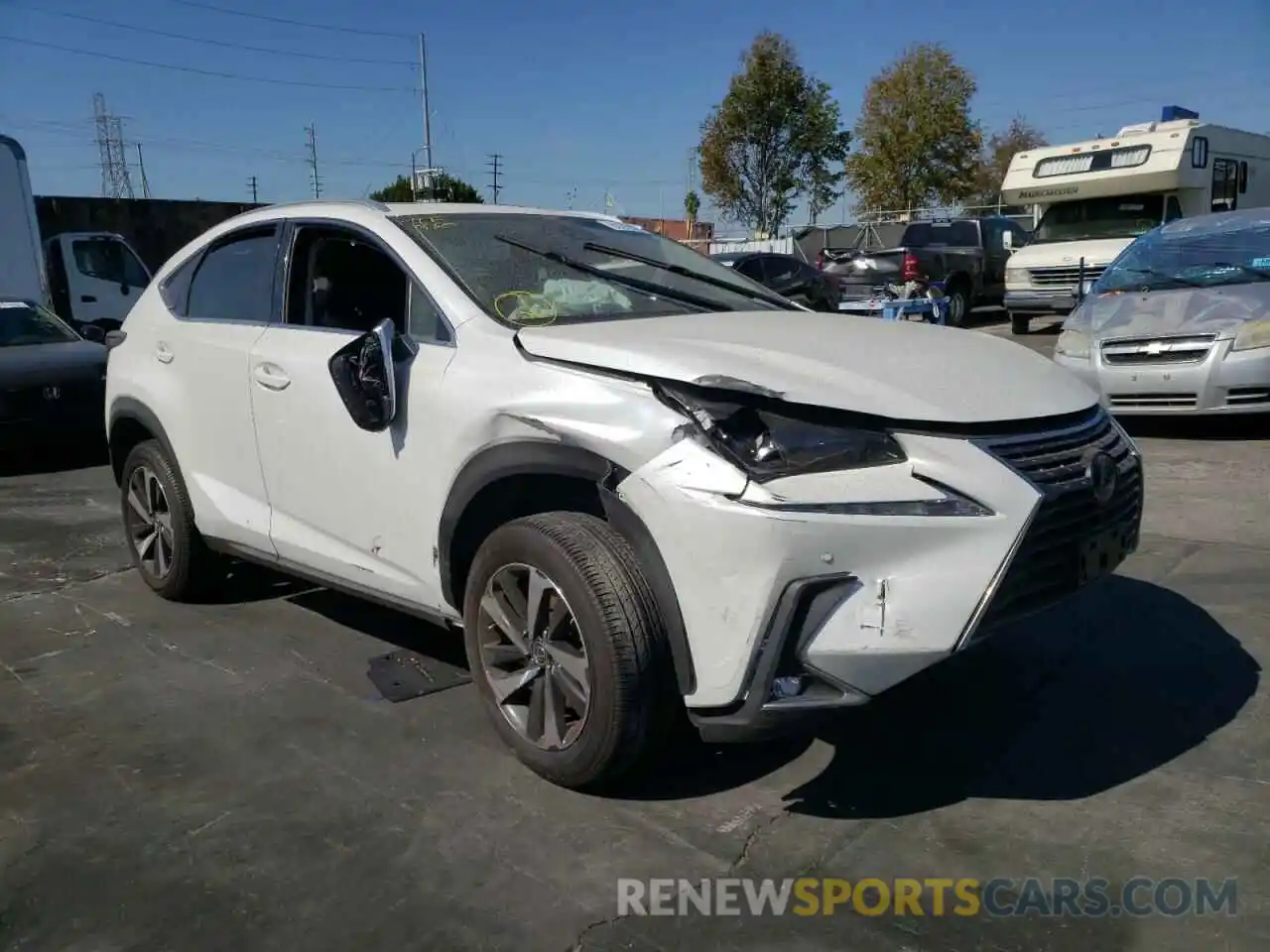 1 Фотография поврежденного автомобиля JTJDARBZXL5006035 LEXUS NX 2020