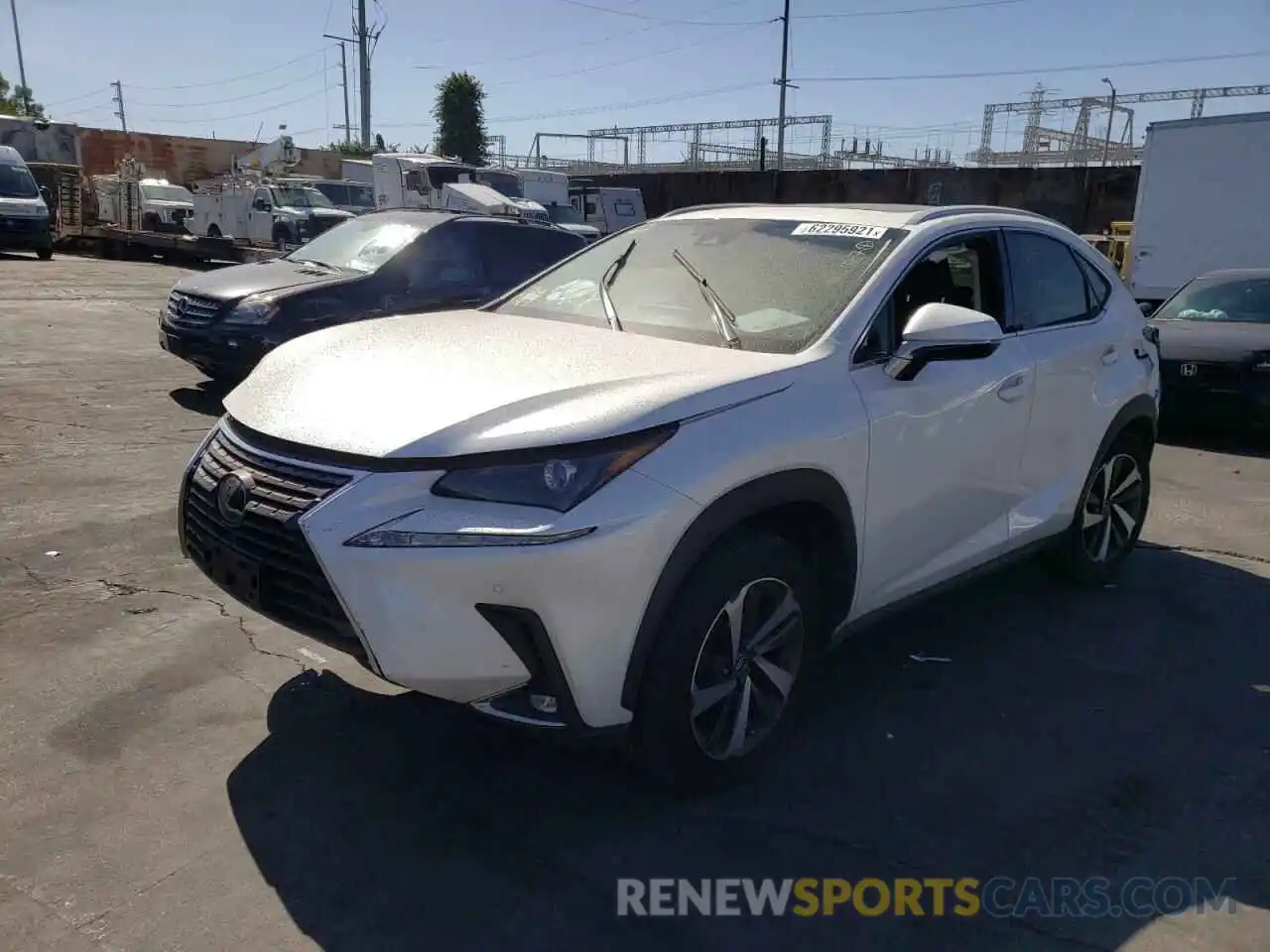 2 Фотография поврежденного автомобиля JTJDARBZXL5006035 LEXUS NX 2020