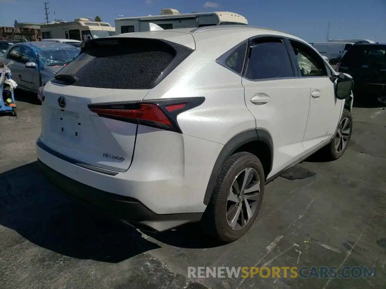 4 Фотография поврежденного автомобиля JTJDARBZXL5006035 LEXUS NX 2020