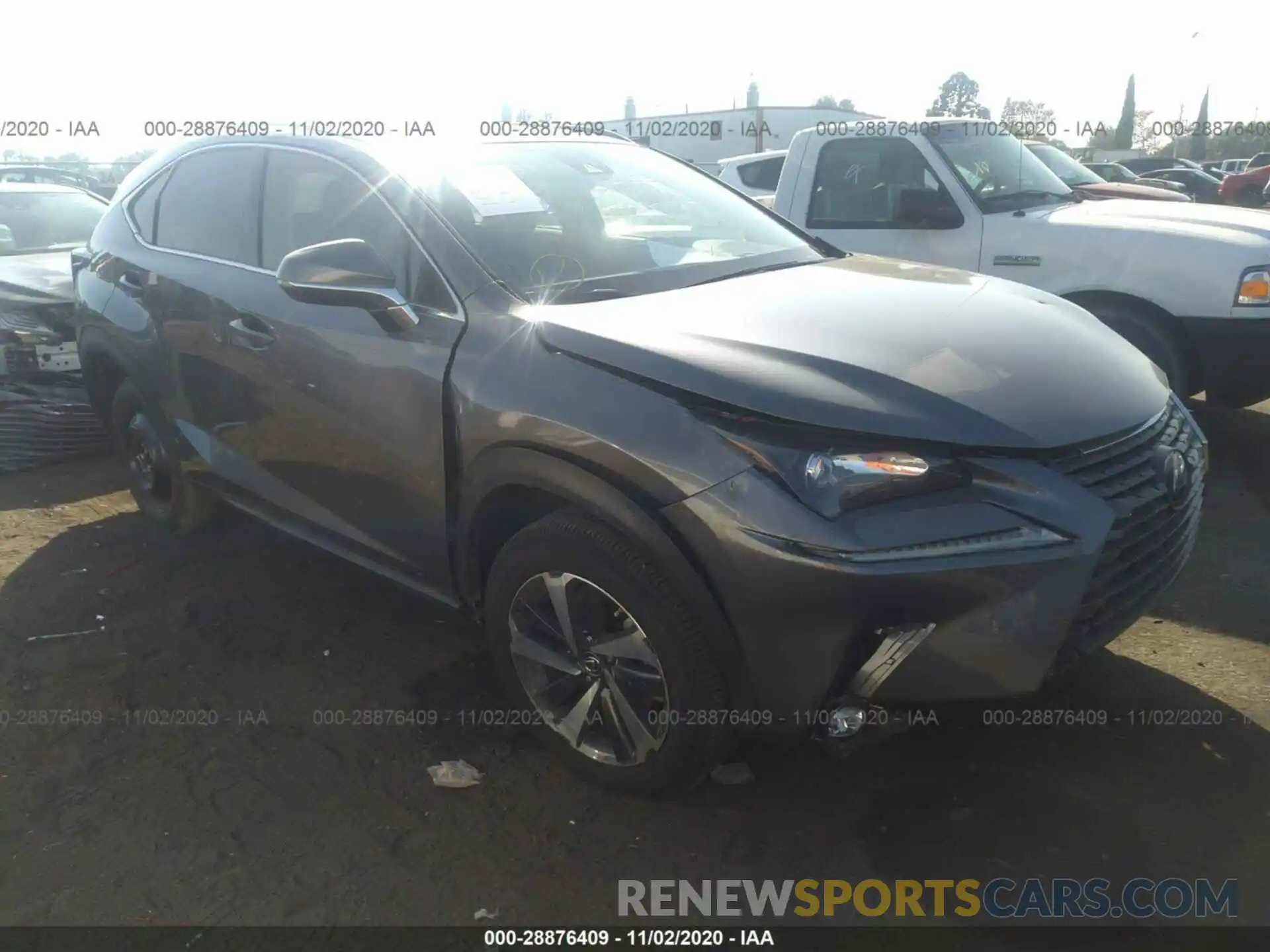 1 Photograph of a damaged car JTJDARBZXL5012028 LEXUS NX 2020