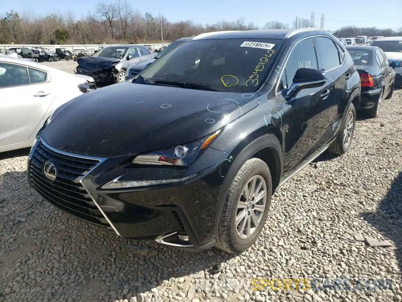 2 Фотография поврежденного автомобиля JTJDARBZXL5016208 LEXUS NX 2020