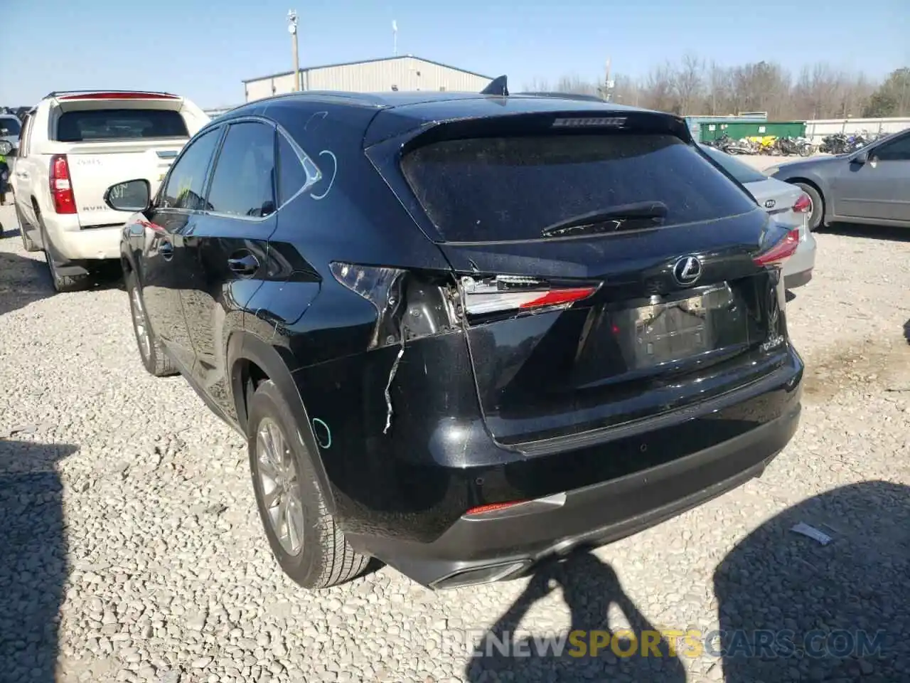 3 Фотография поврежденного автомобиля JTJDARBZXL5016208 LEXUS NX 2020