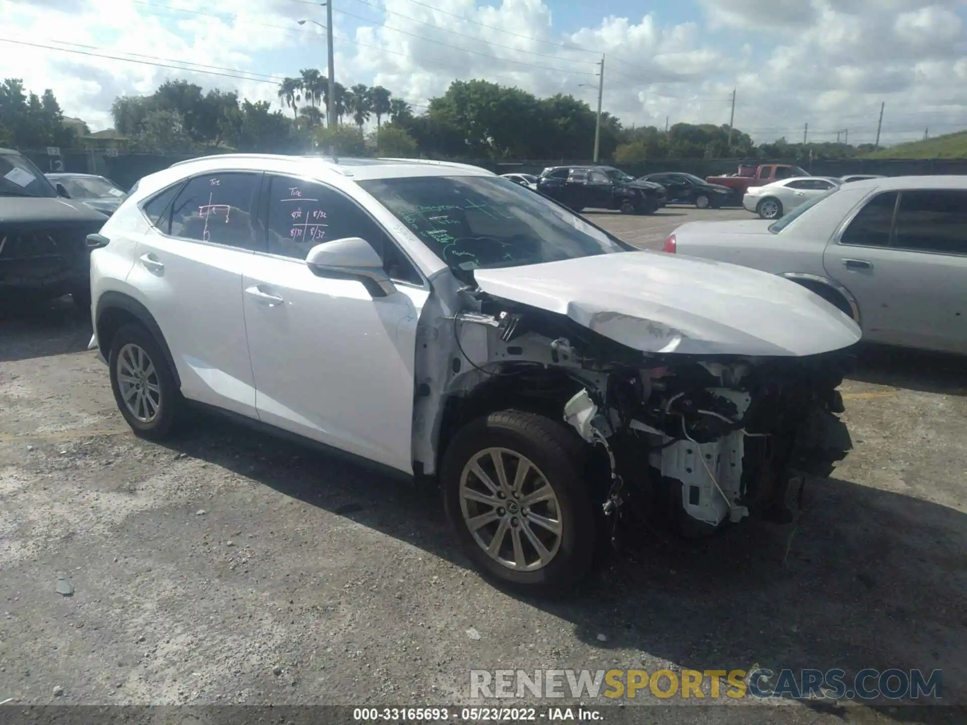 1 Photograph of a damaged car JTJDARBZXL5017505 LEXUS NX 2020