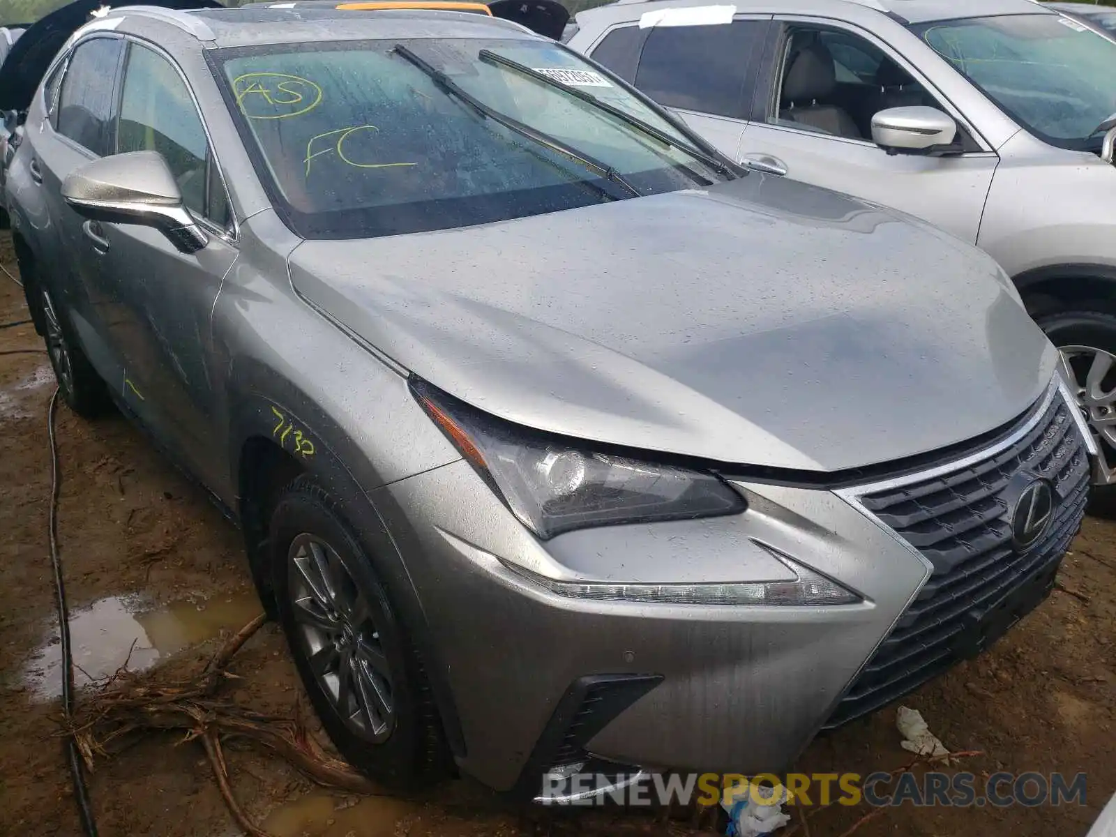 1 Photograph of a damaged car JTJDARDZ0L2220594 LEXUS NX 2020