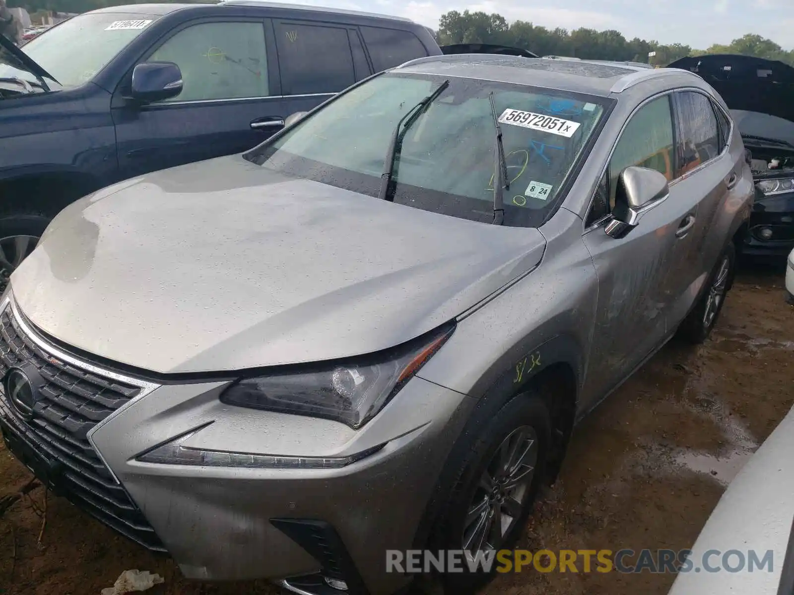 2 Photograph of a damaged car JTJDARDZ0L2220594 LEXUS NX 2020