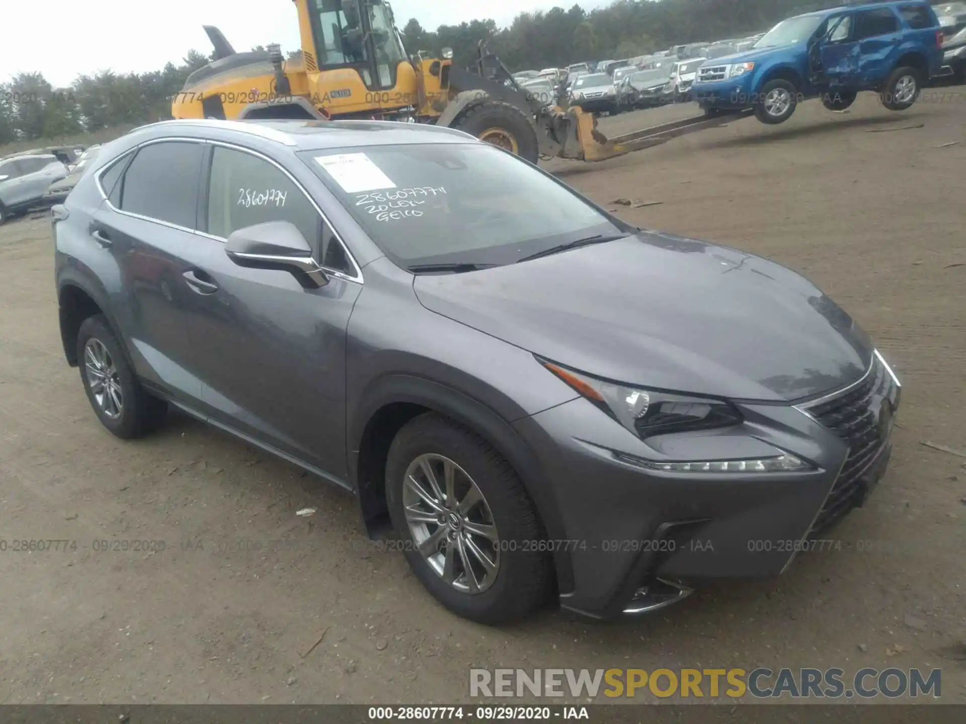 1 Фотография поврежденного автомобиля JTJDARDZ0L2220644 LEXUS NX 2020