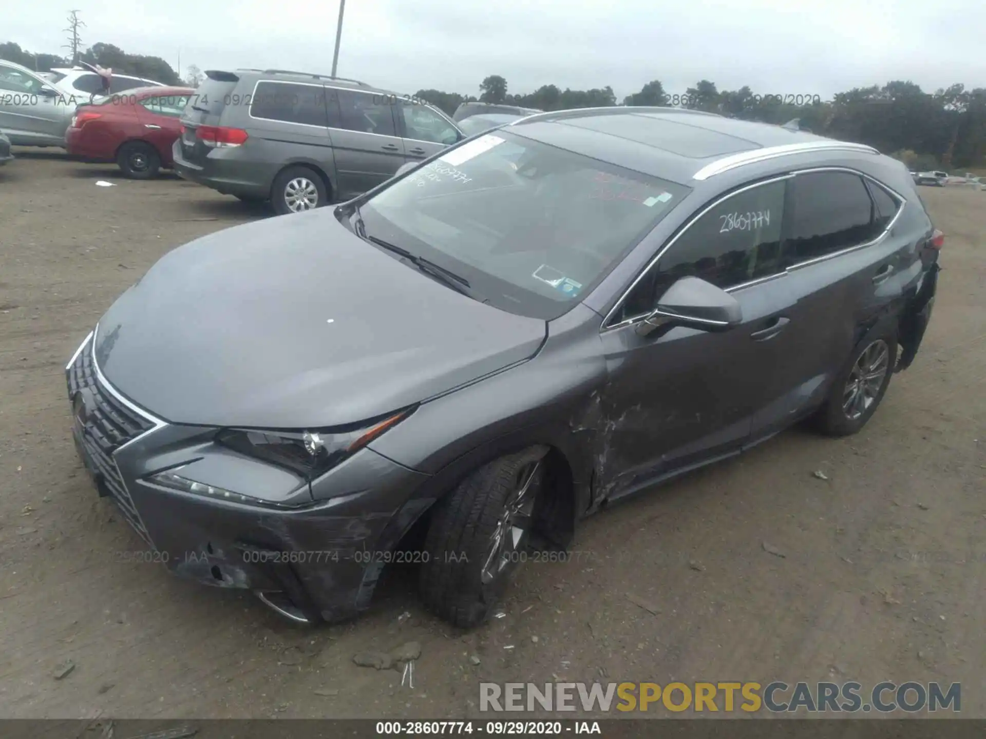 2 Photograph of a damaged car JTJDARDZ0L2220644 LEXUS NX 2020