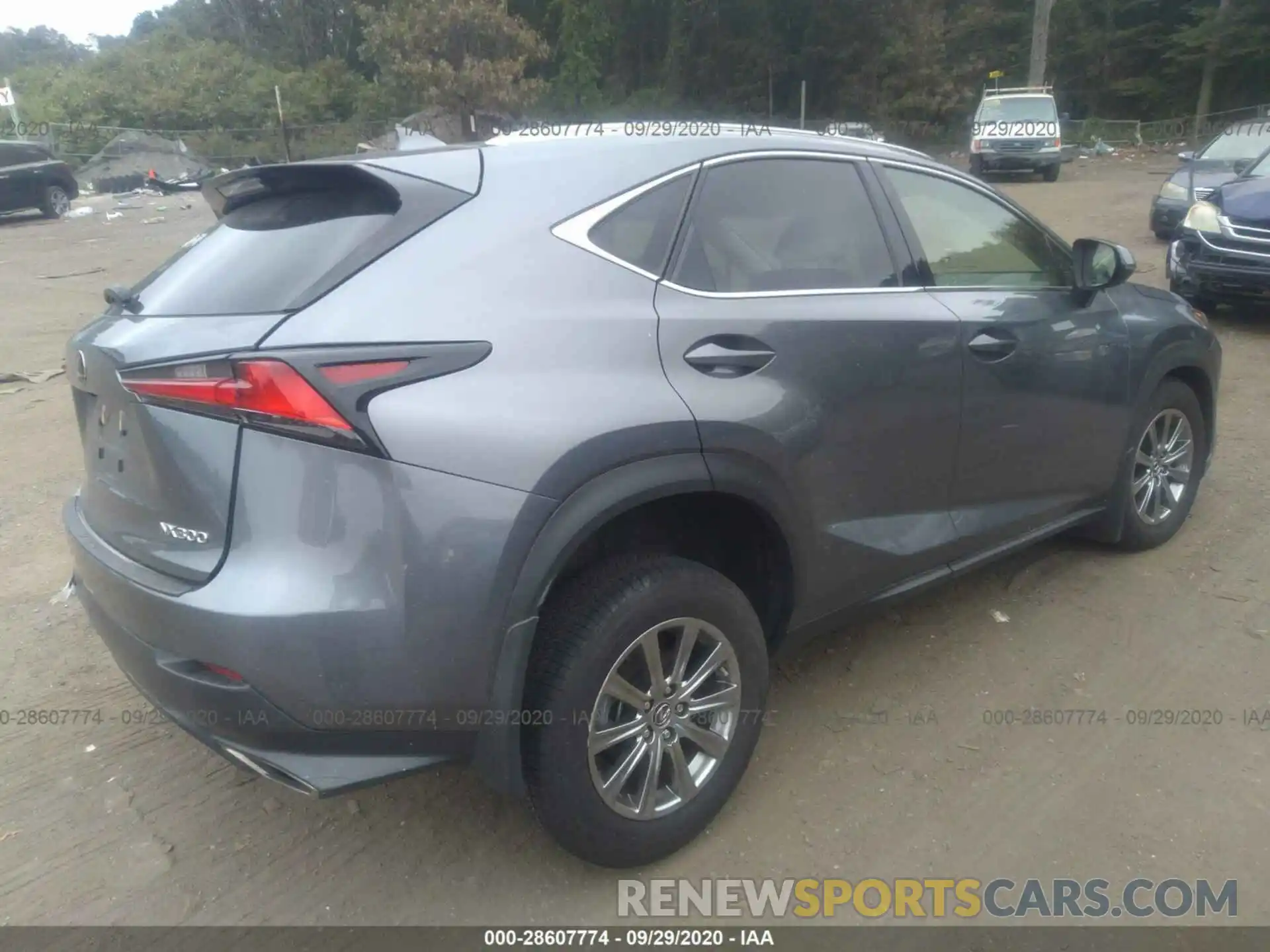 4 Фотография поврежденного автомобиля JTJDARDZ0L2220644 LEXUS NX 2020