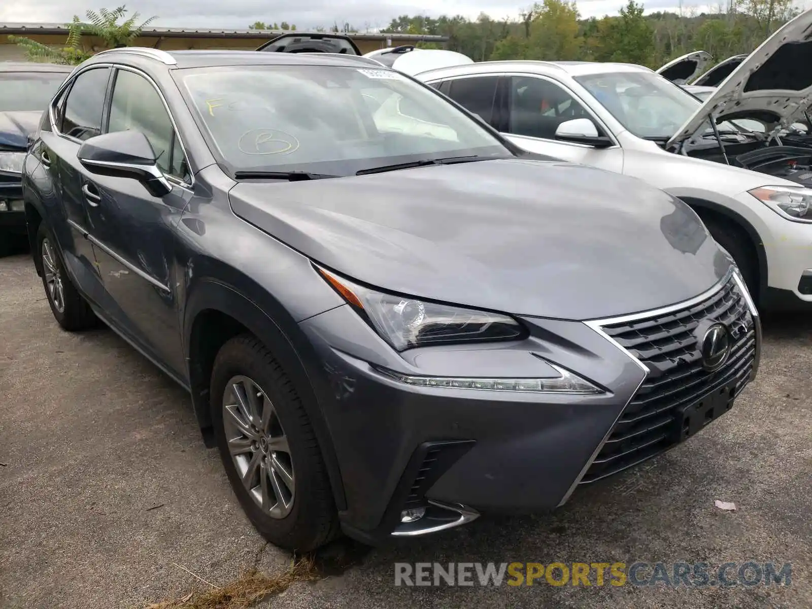 1 Photograph of a damaged car JTJDARDZ0L2224774 LEXUS NX 2020