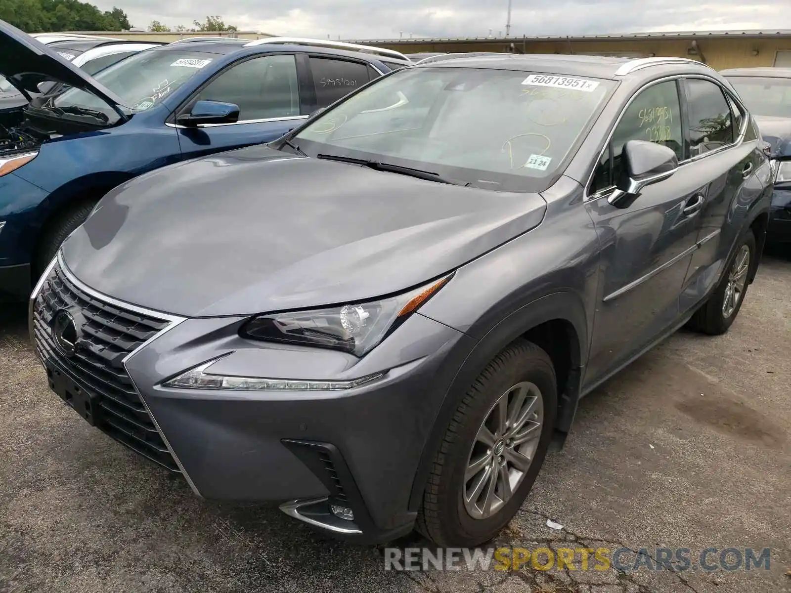 2 Фотография поврежденного автомобиля JTJDARDZ0L2224774 LEXUS NX 2020