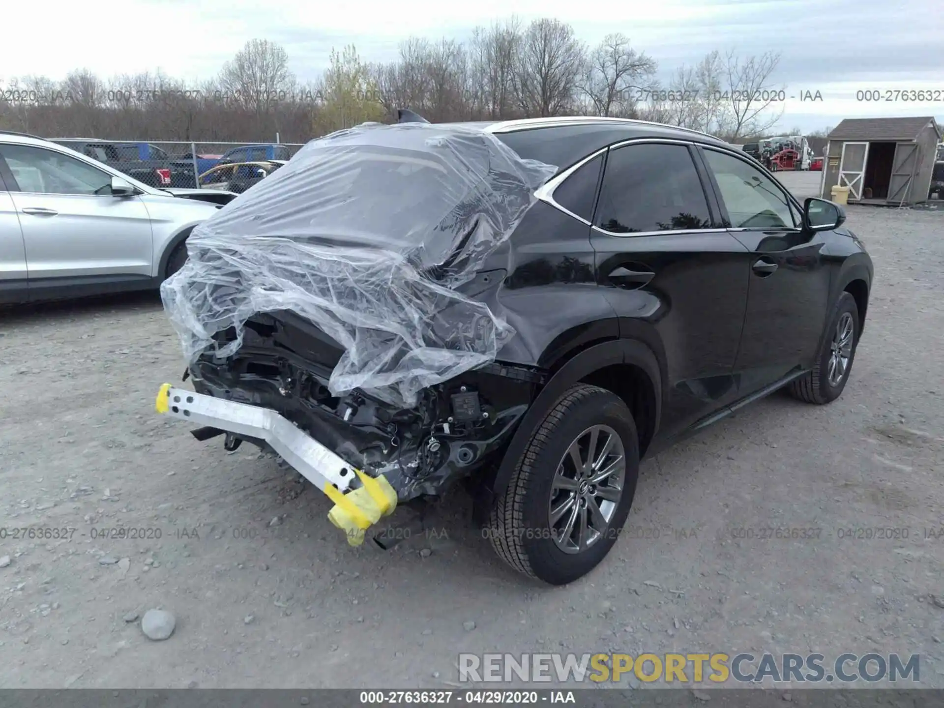 4 Фотография поврежденного автомобиля JTJDARDZ0L5004498 LEXUS NX 2020