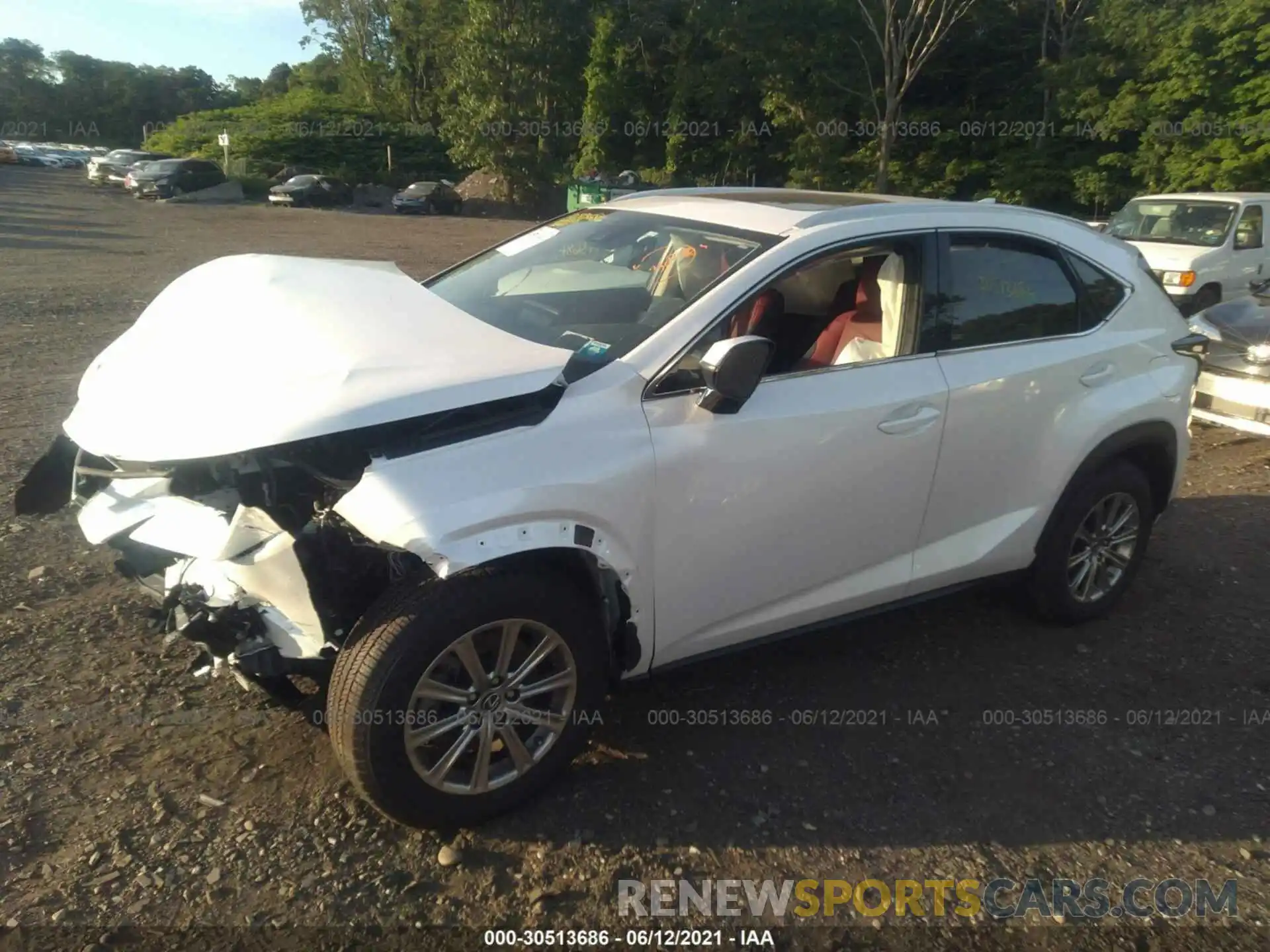 2 Photograph of a damaged car JTJDARDZ0L5016215 LEXUS NX 2020