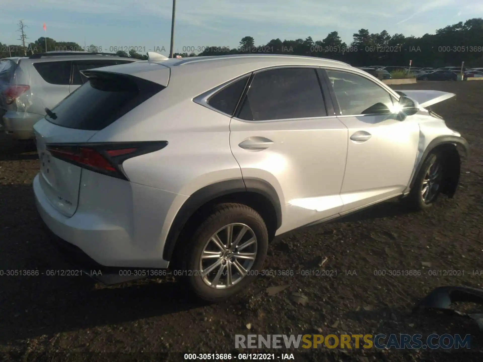 4 Photograph of a damaged car JTJDARDZ0L5016215 LEXUS NX 2020