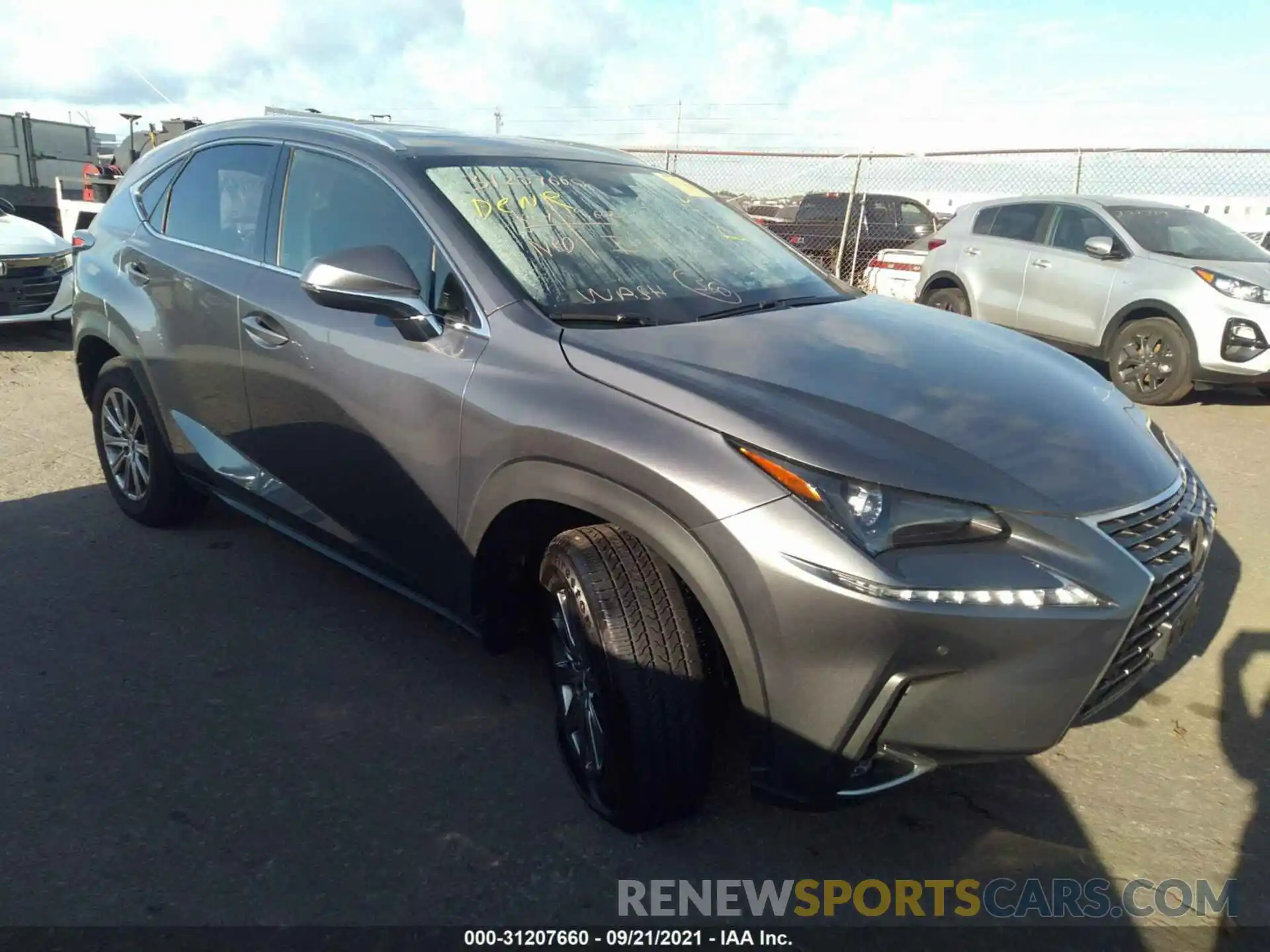 1 Photograph of a damaged car JTJDARDZ1L2226081 LEXUS NX 2020