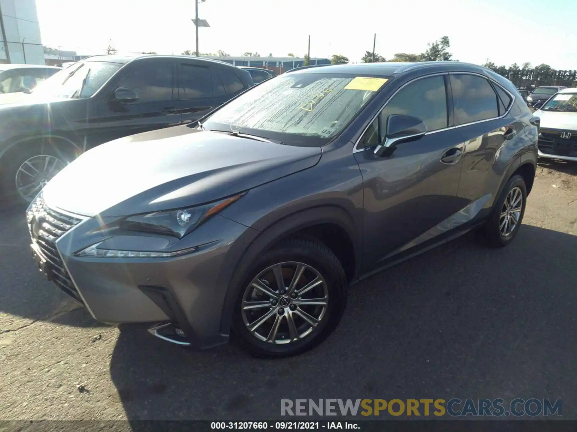 2 Фотография поврежденного автомобиля JTJDARDZ1L2226081 LEXUS NX 2020