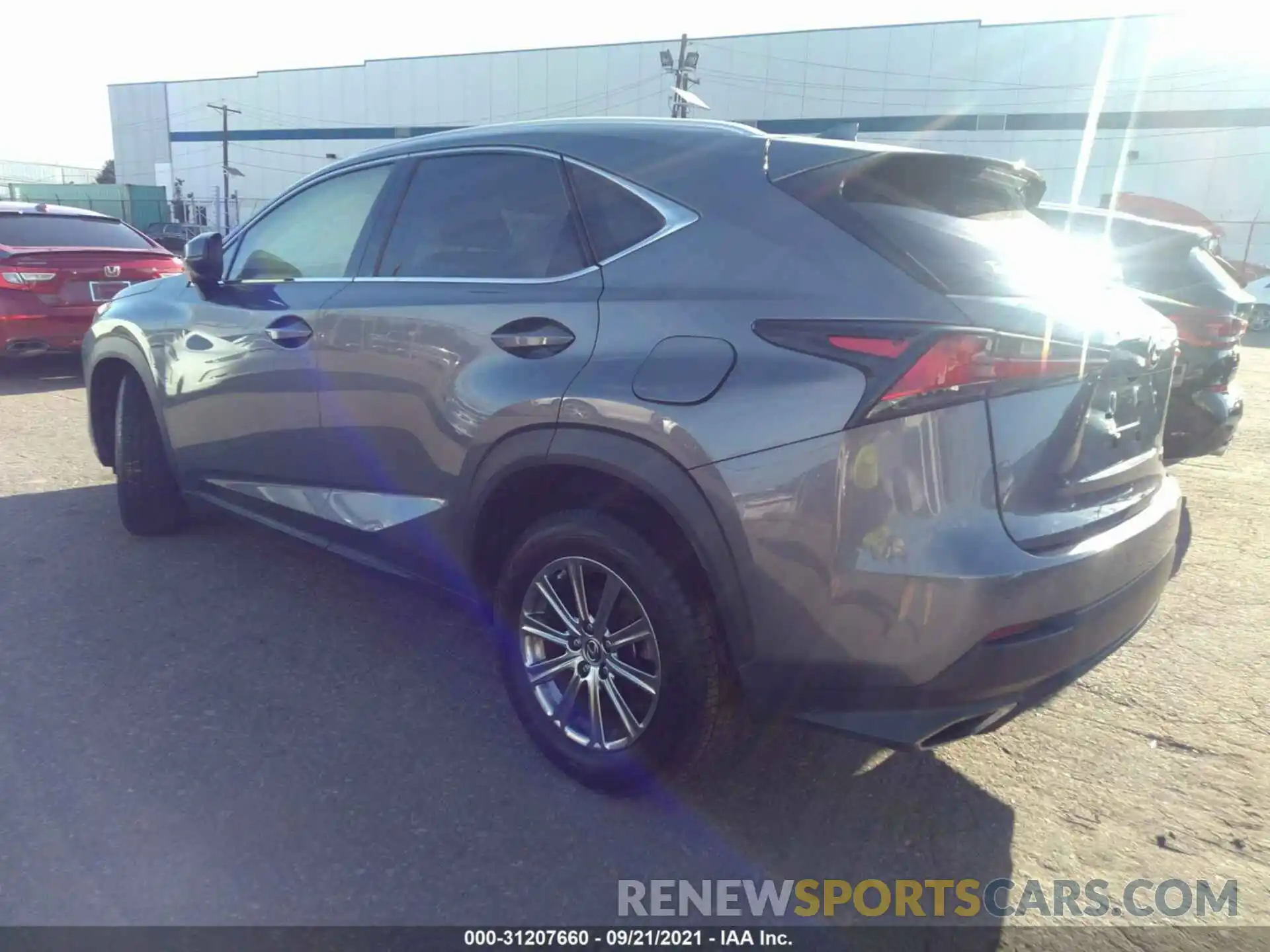 3 Фотография поврежденного автомобиля JTJDARDZ1L2226081 LEXUS NX 2020