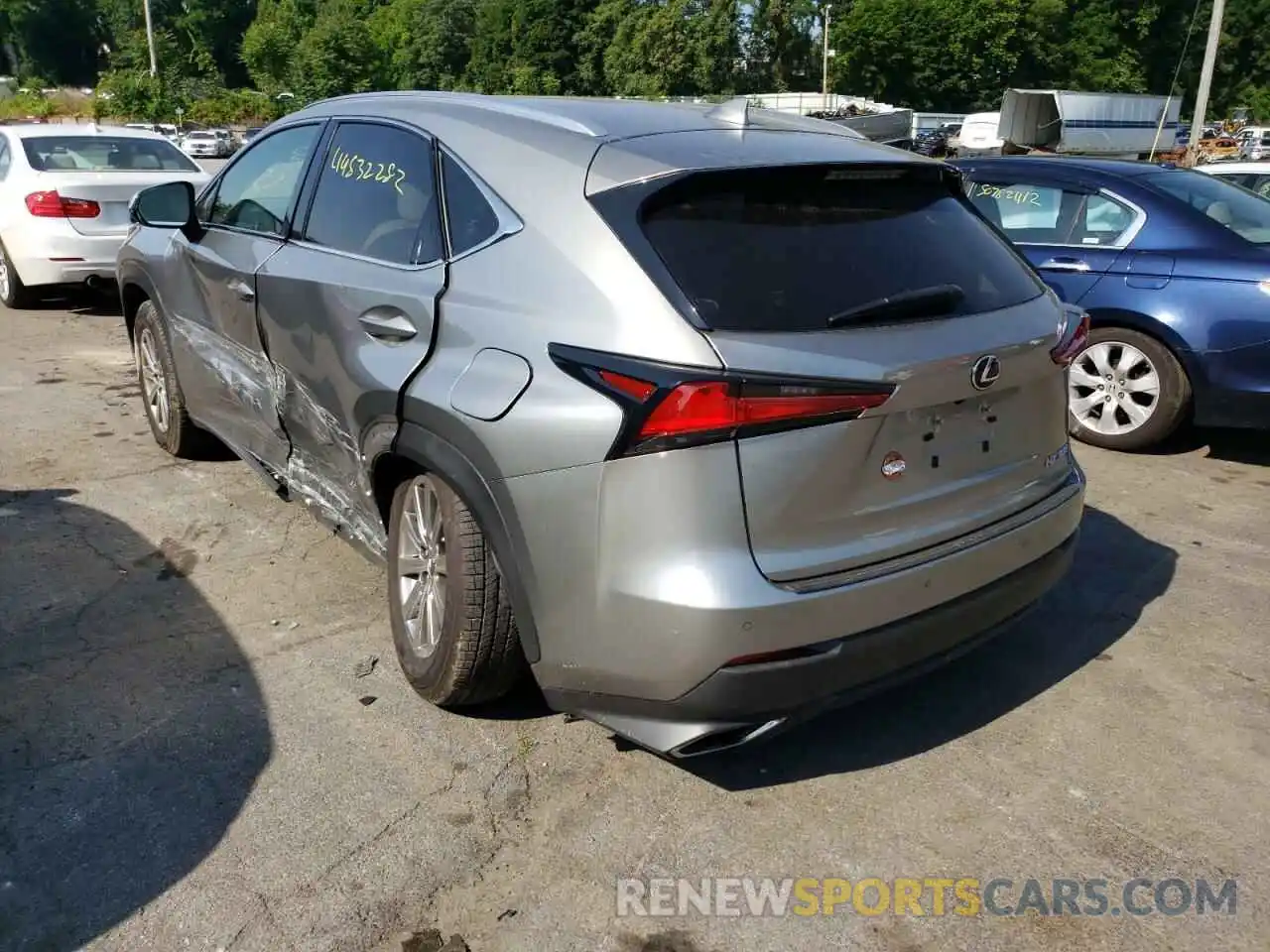 3 Photograph of a damaged car JTJDARDZ1L2231846 LEXUS NX 2020