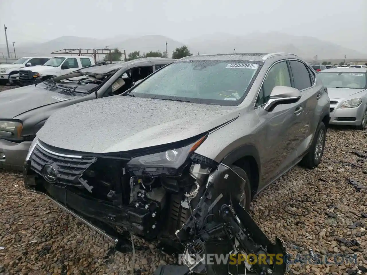 2 Photograph of a damaged car JTJDARDZ1L5001691 LEXUS NX 2020