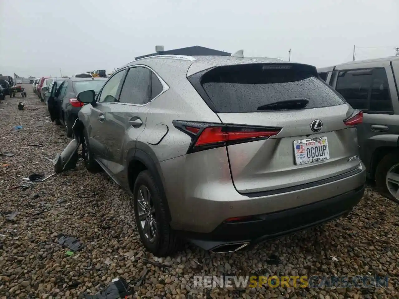 3 Photograph of a damaged car JTJDARDZ1L5001691 LEXUS NX 2020