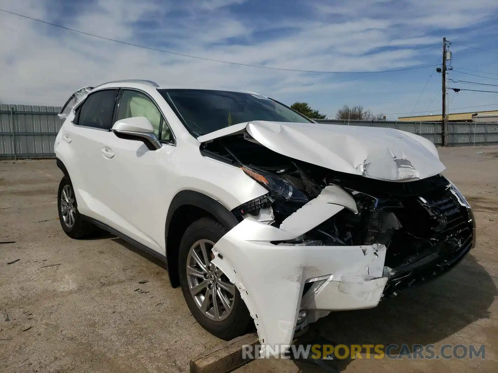 1 Photograph of a damaged car JTJDARDZ1L5017194 LEXUS NX 2020