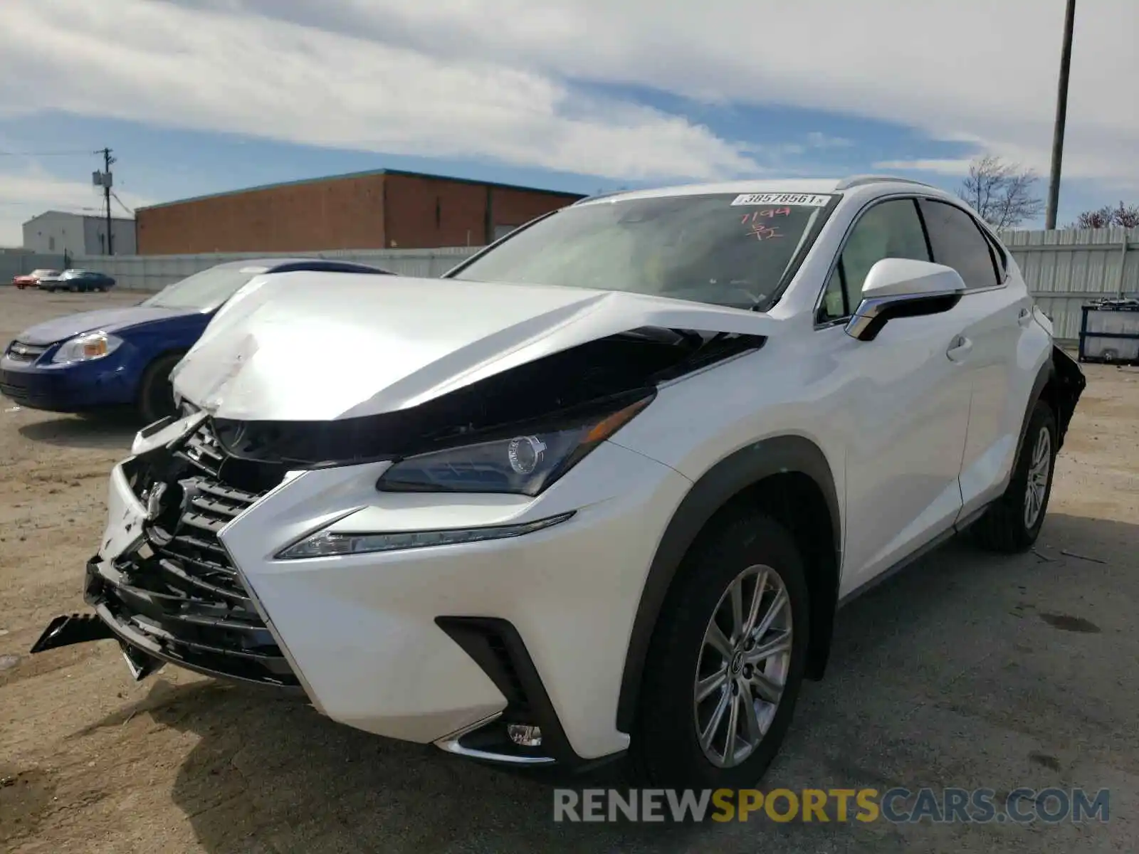 2 Photograph of a damaged car JTJDARDZ1L5017194 LEXUS NX 2020