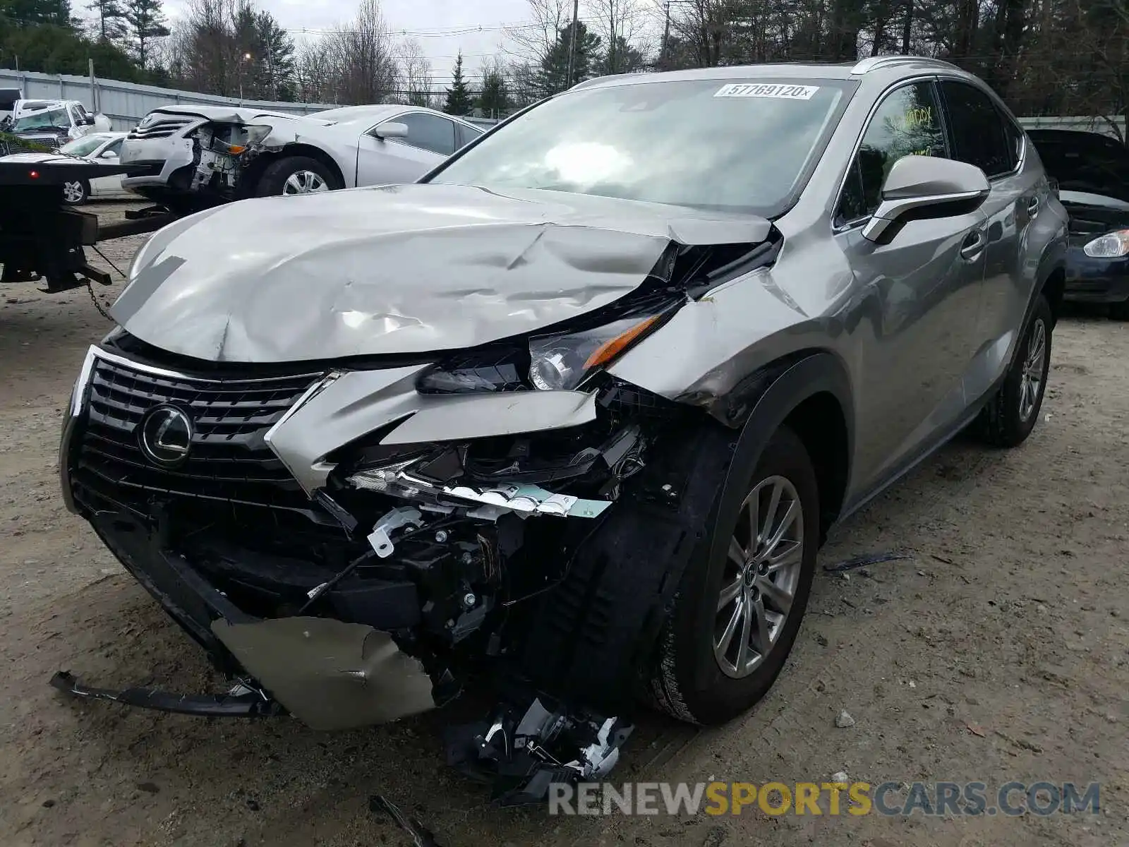 2 Photograph of a damaged car JTJDARDZ2L2218779 LEXUS NX 2020