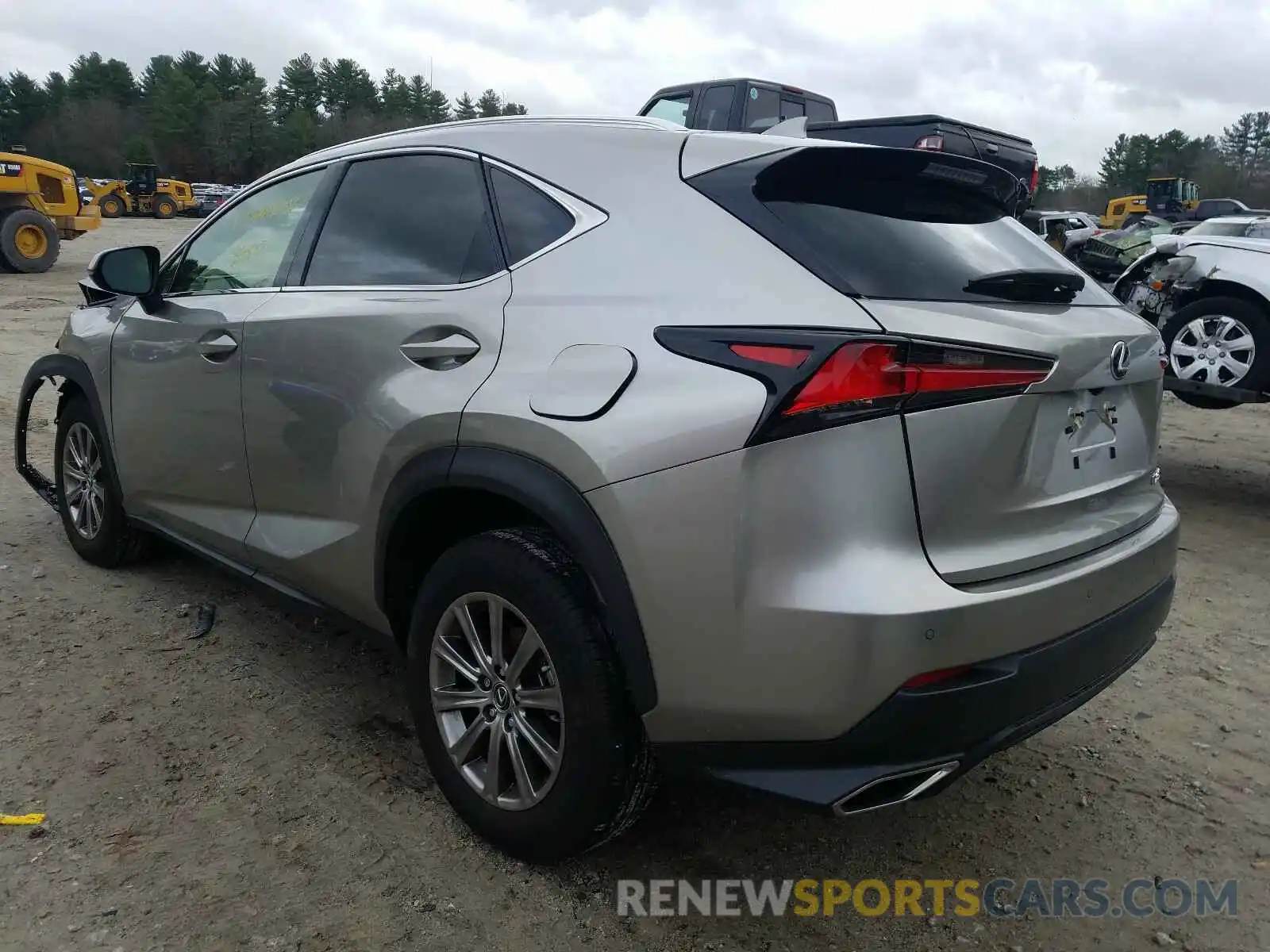 3 Фотография поврежденного автомобиля JTJDARDZ2L2218779 LEXUS NX 2020