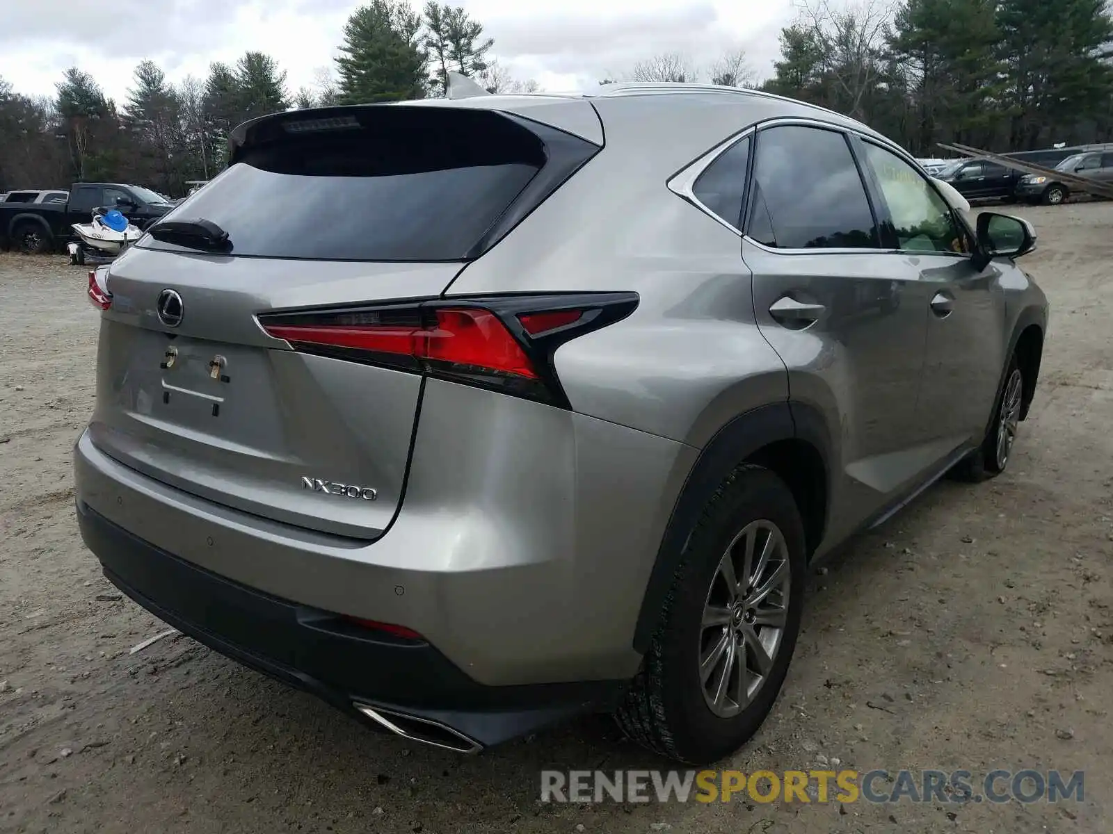 4 Фотография поврежденного автомобиля JTJDARDZ2L2218779 LEXUS NX 2020