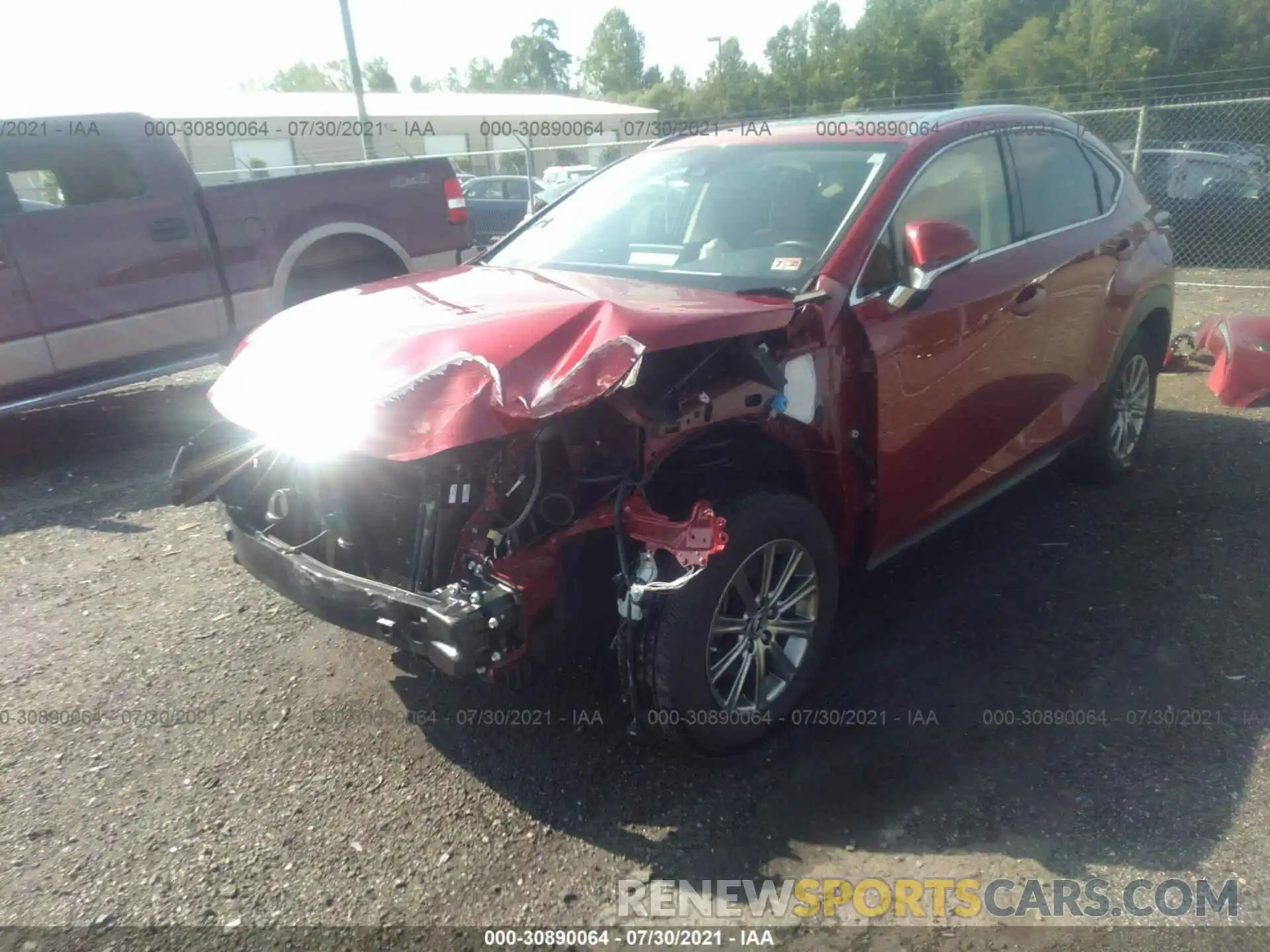 2 Photograph of a damaged car JTJDARDZ2L2219091 LEXUS NX 2020