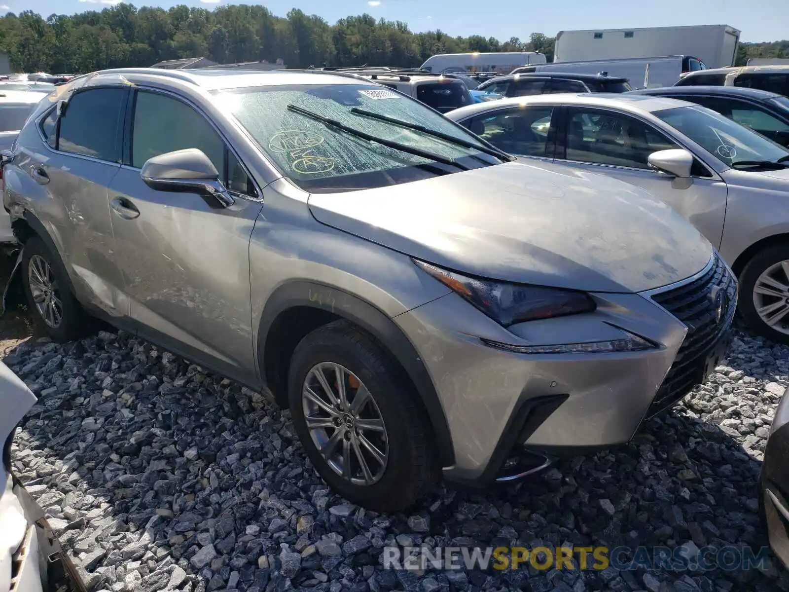 1 Photograph of a damaged car JTJDARDZ2L2220354 LEXUS NX 2020