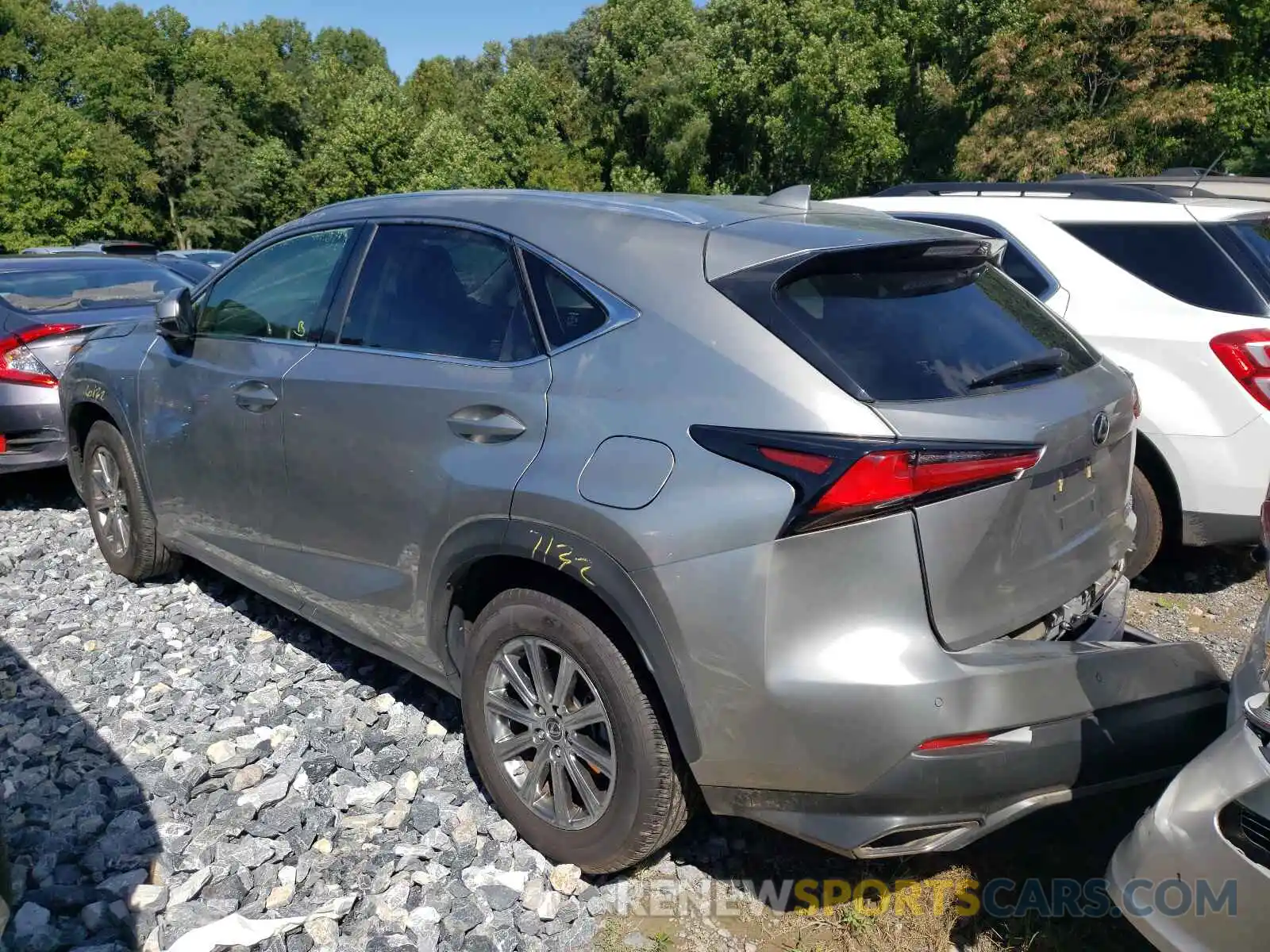 3 Фотография поврежденного автомобиля JTJDARDZ2L2220354 LEXUS NX 2020