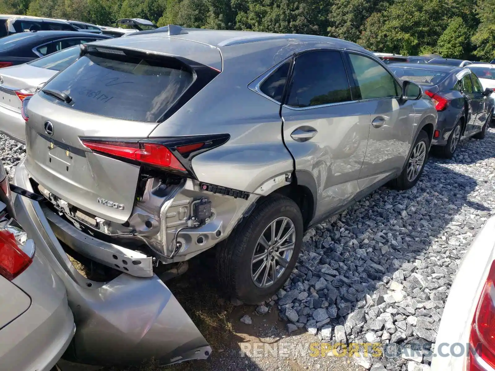 4 Photograph of a damaged car JTJDARDZ2L2220354 LEXUS NX 2020