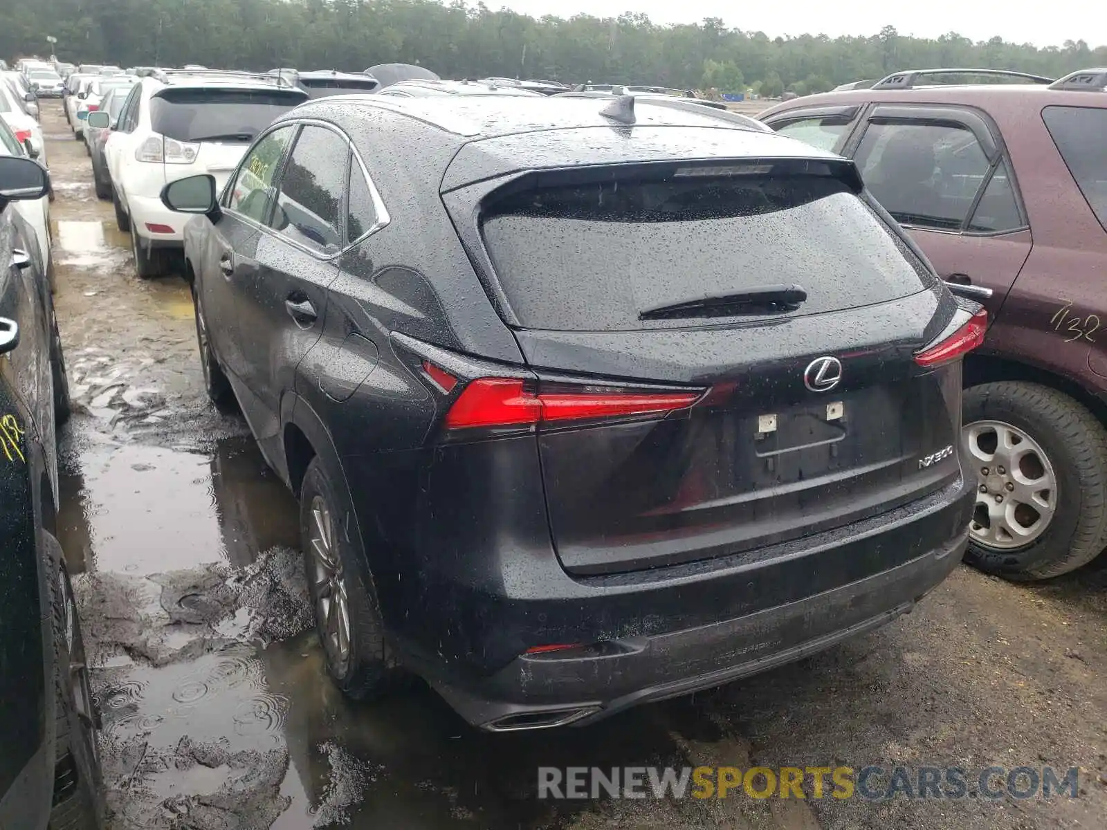 3 Фотография поврежденного автомобиля JTJDARDZ2L5007791 LEXUS NX 2020