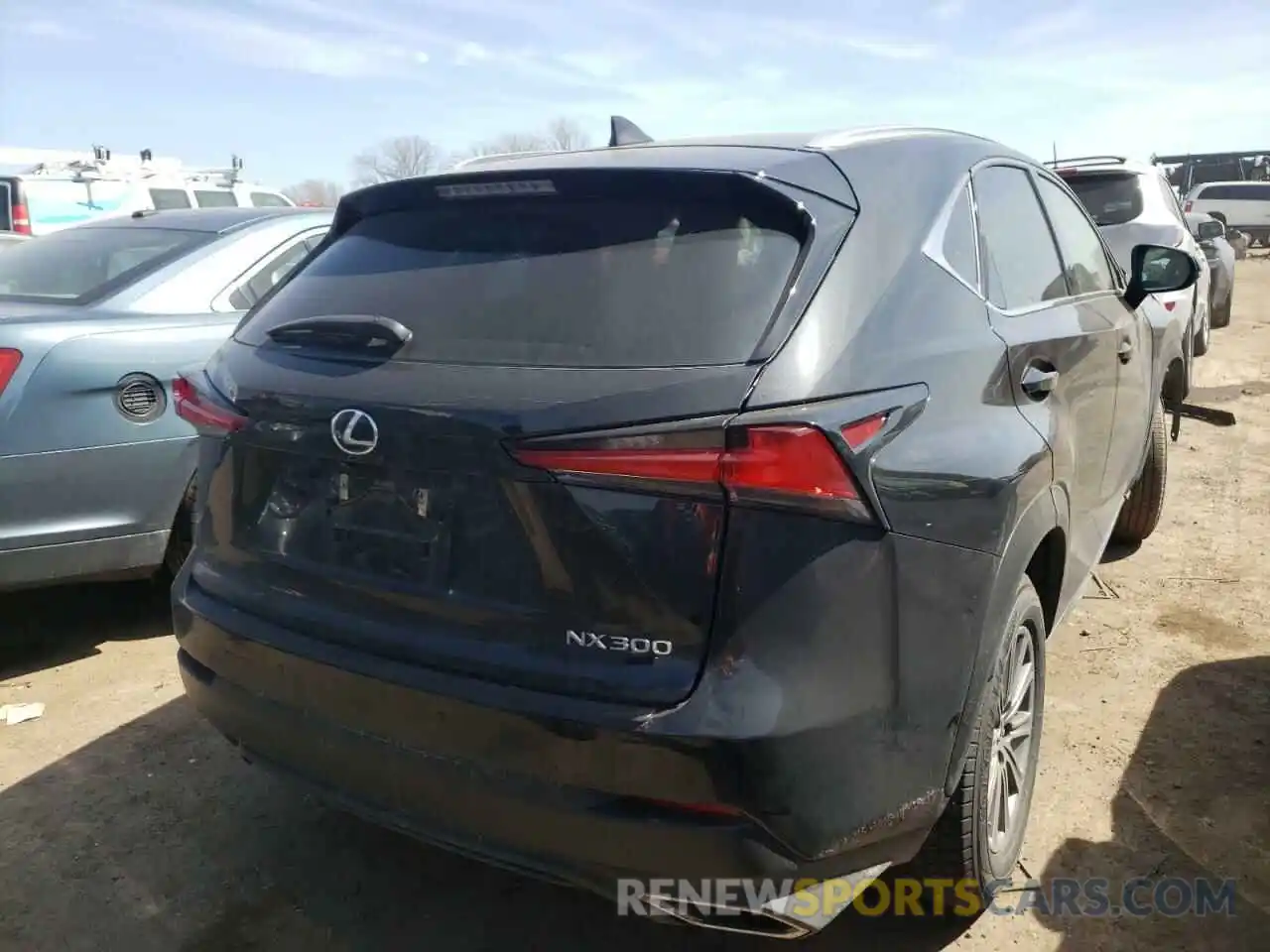 4 Фотография поврежденного автомобиля JTJDARDZ3L2235364 LEXUS NX 2020