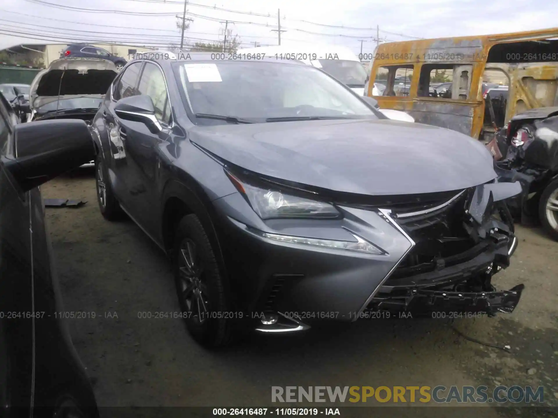 1 Photograph of a damaged car JTJDARDZ3L5004964 LEXUS NX 2020