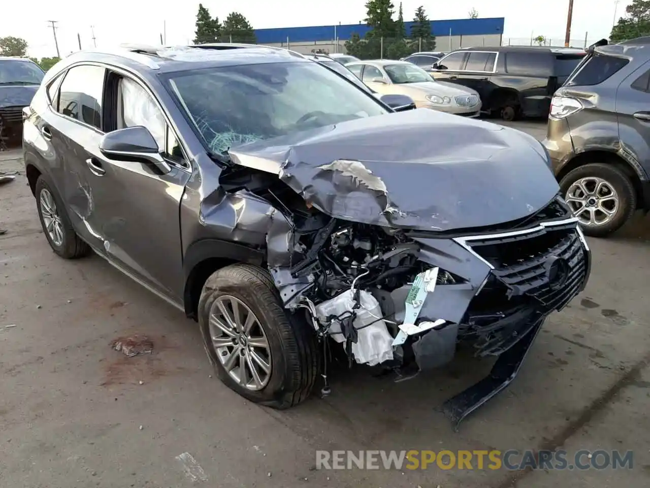 1 Photograph of a damaged car JTJDARDZ3L5008464 LEXUS NX 2020