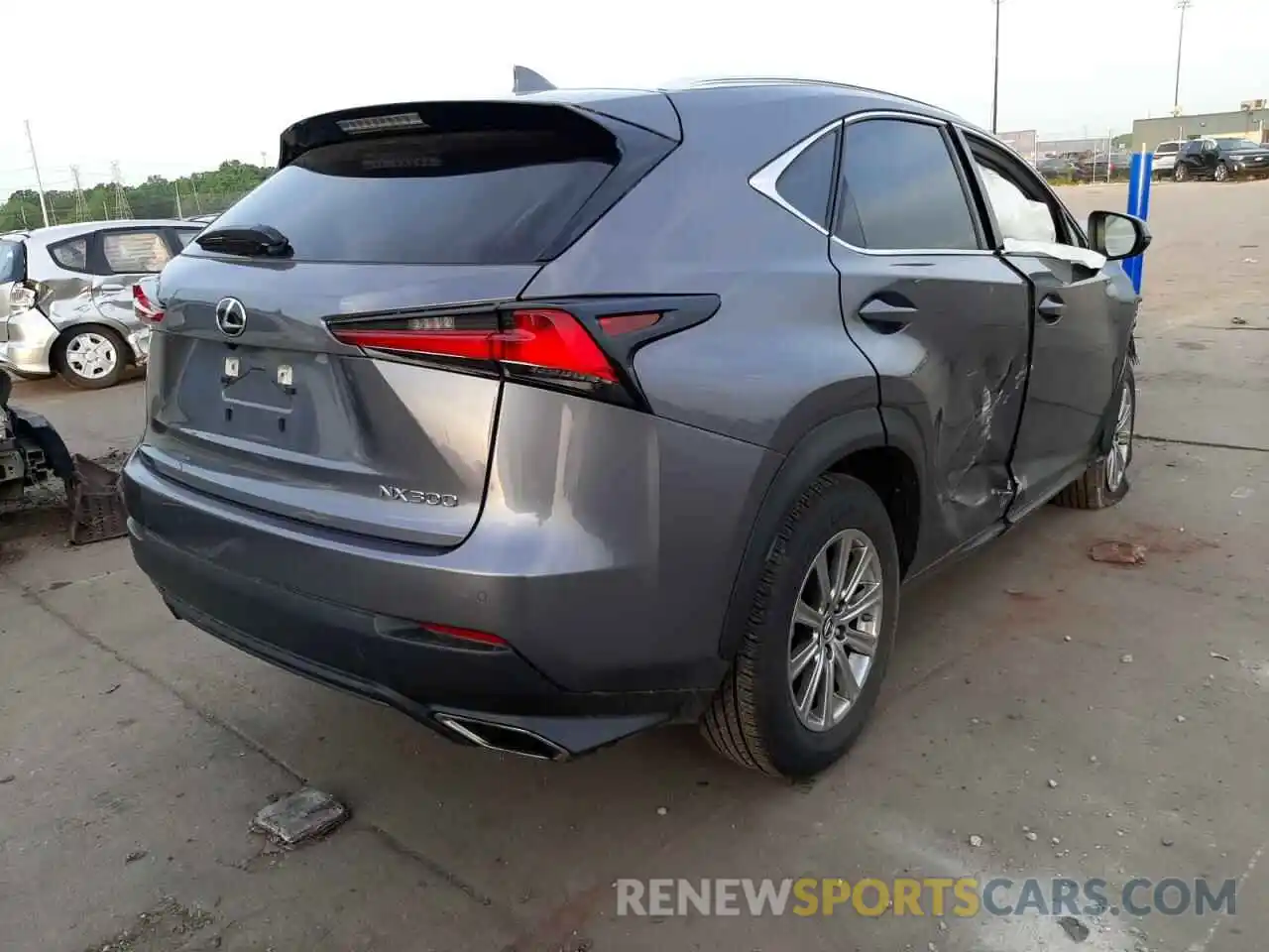 4 Фотография поврежденного автомобиля JTJDARDZ3L5008464 LEXUS NX 2020