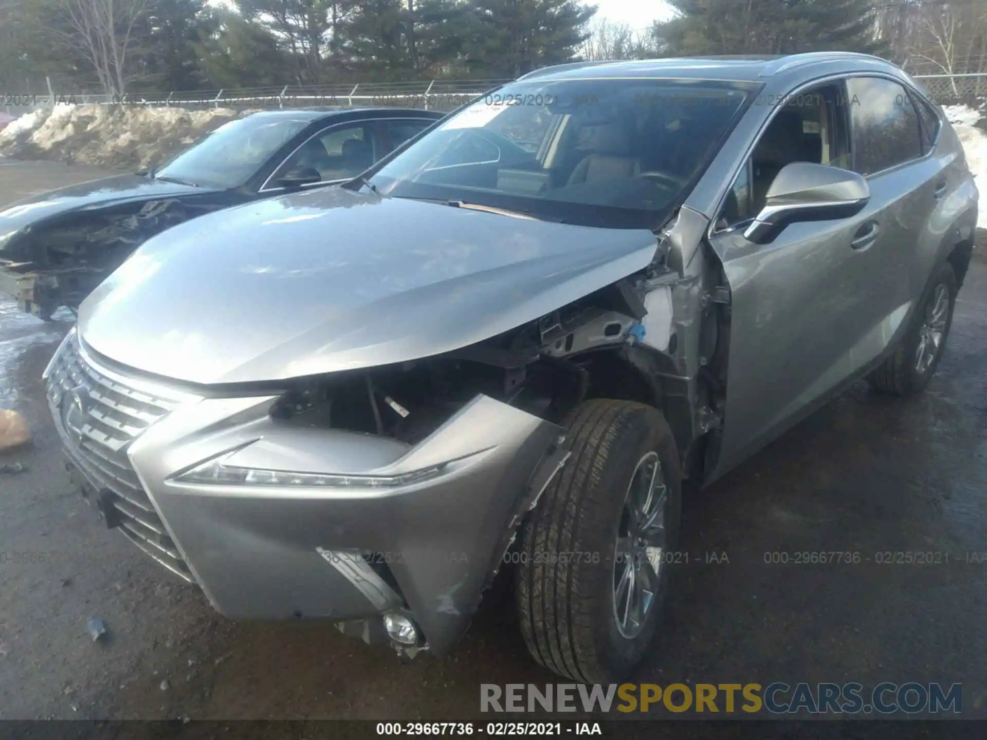 6 Фотография поврежденного автомобиля JTJDARDZ4L2222736 LEXUS NX 2020