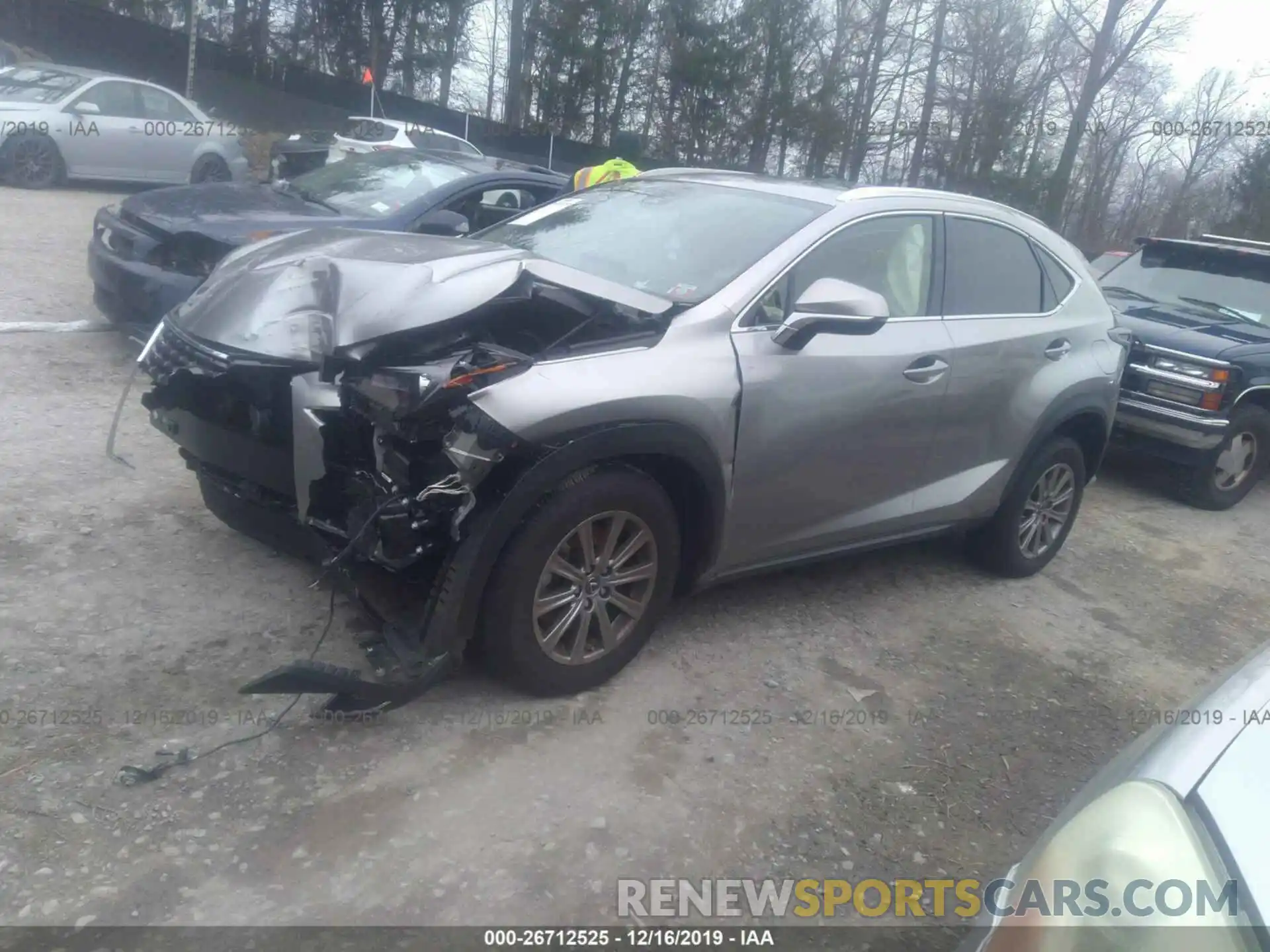 2 Фотография поврежденного автомобиля JTJDARDZ4L5002530 LEXUS NX 2020