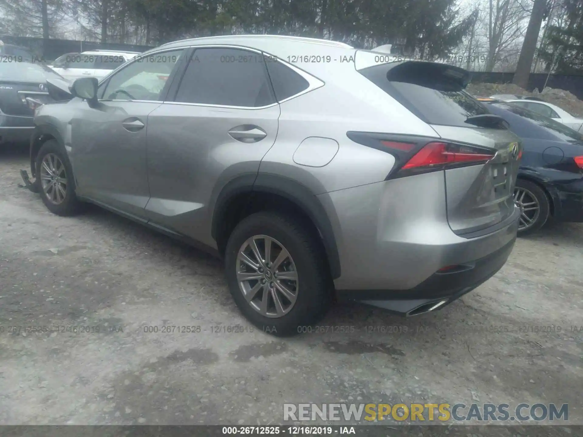 3 Фотография поврежденного автомобиля JTJDARDZ4L5002530 LEXUS NX 2020