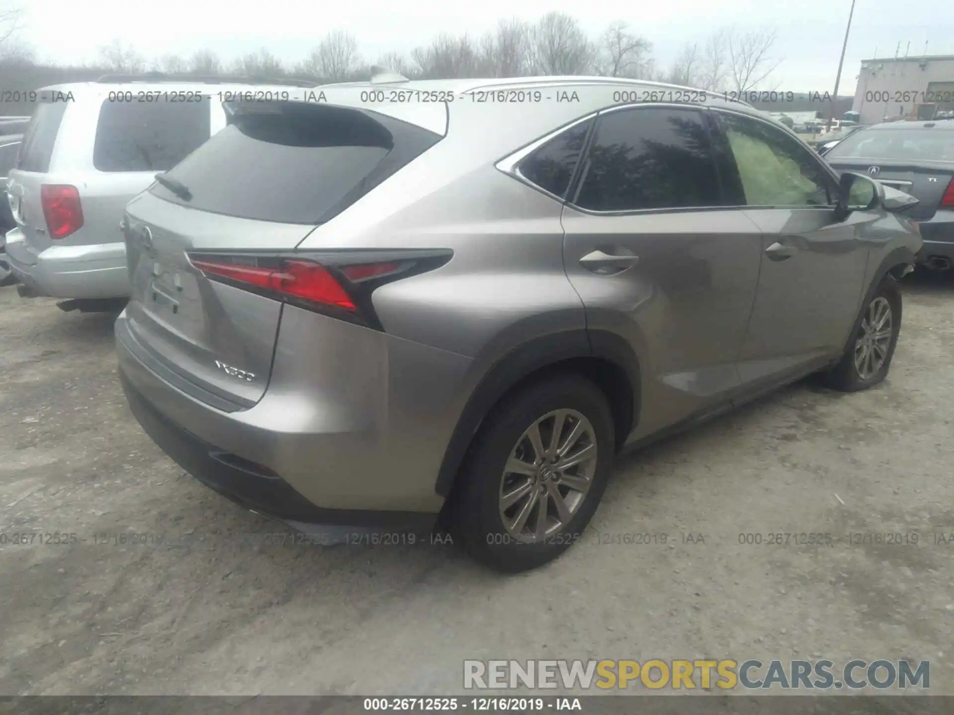 4 Фотография поврежденного автомобиля JTJDARDZ4L5002530 LEXUS NX 2020