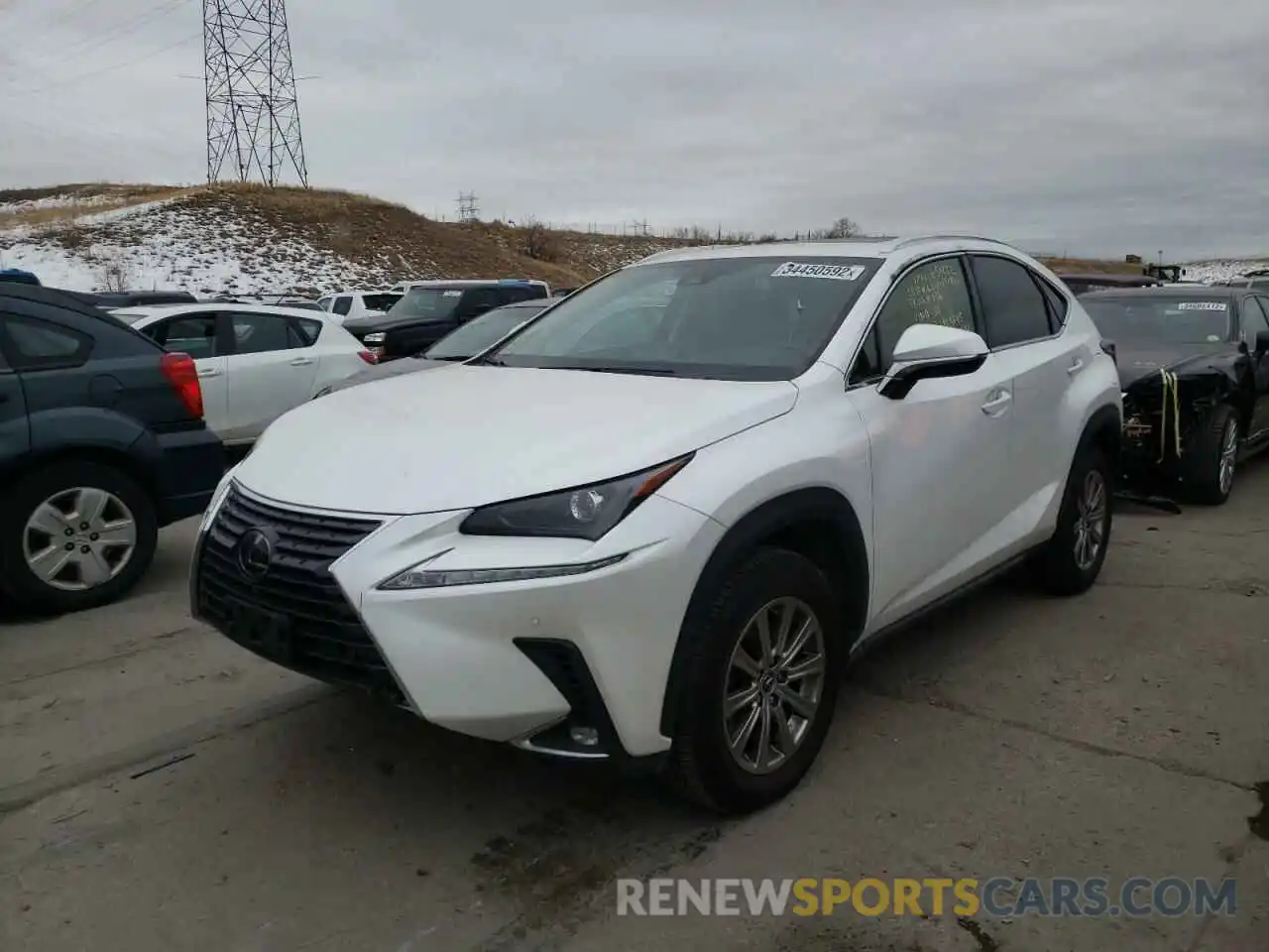 2 Фотография поврежденного автомобиля JTJDARDZ4L5007758 LEXUS NX 2020