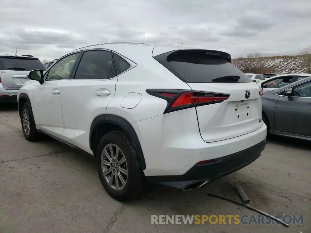 3 Фотография поврежденного автомобиля JTJDARDZ4L5007758 LEXUS NX 2020