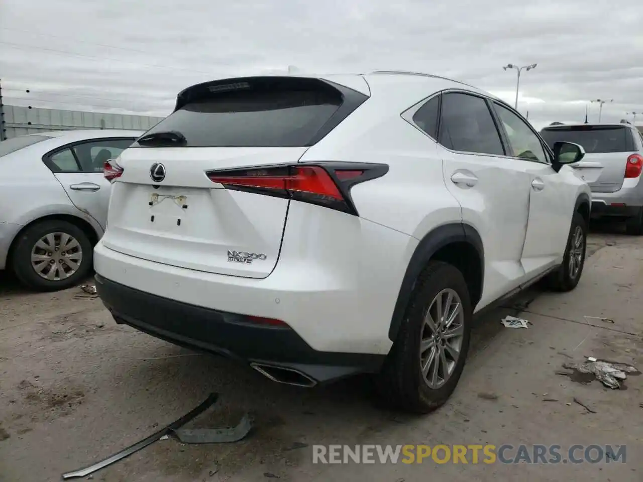 4 Фотография поврежденного автомобиля JTJDARDZ4L5007758 LEXUS NX 2020