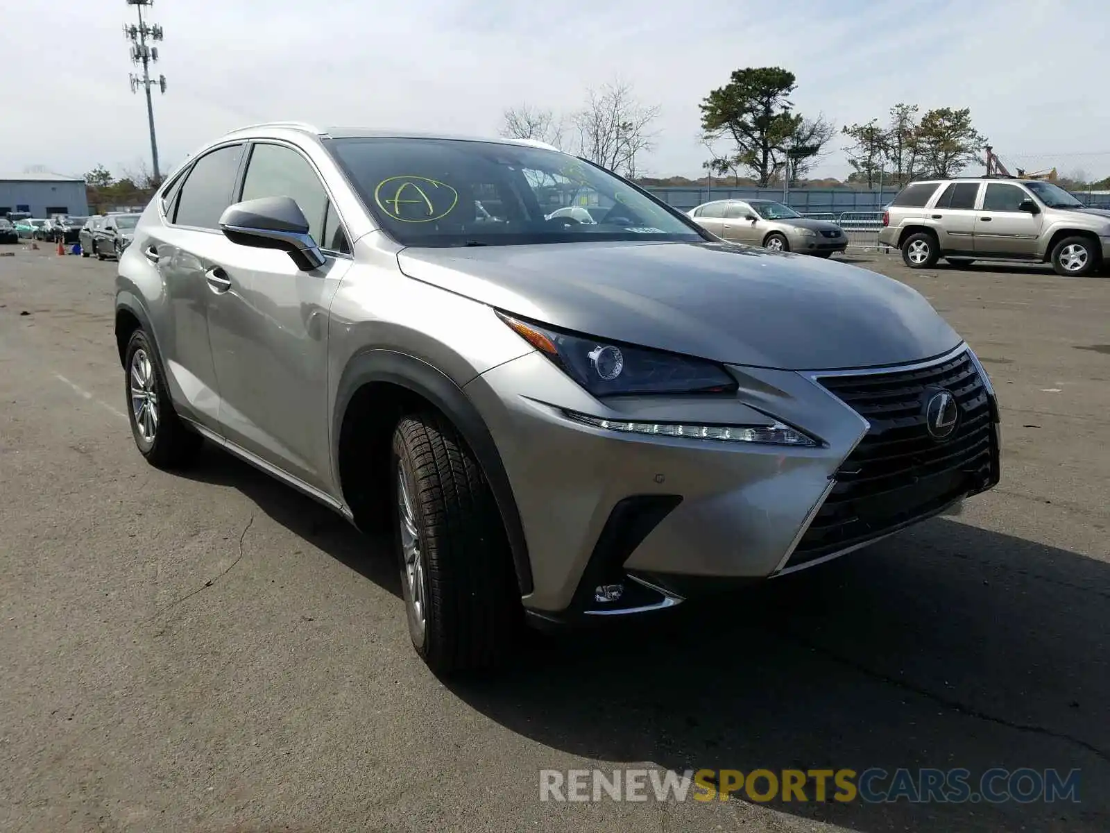 1 Photograph of a damaged car JTJDARDZ4L5012586 LEXUS NX 2020