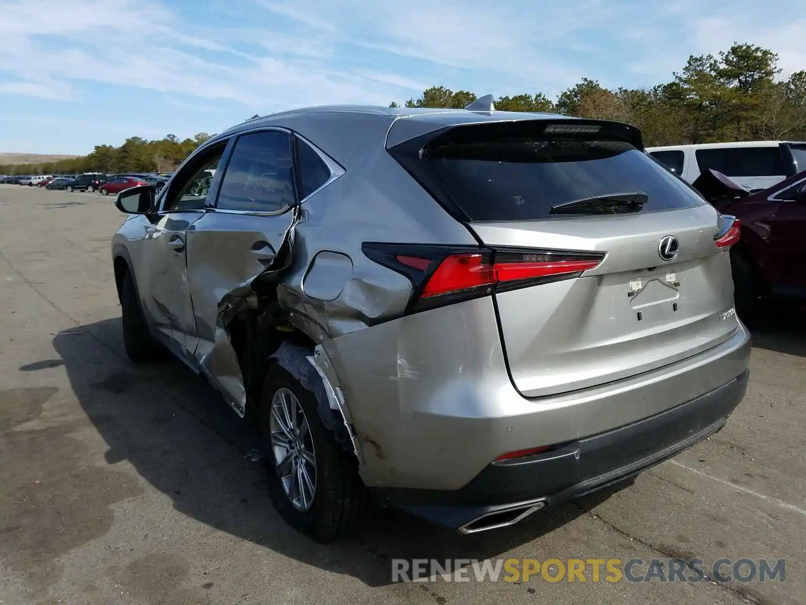 3 Photograph of a damaged car JTJDARDZ4L5012586 LEXUS NX 2020