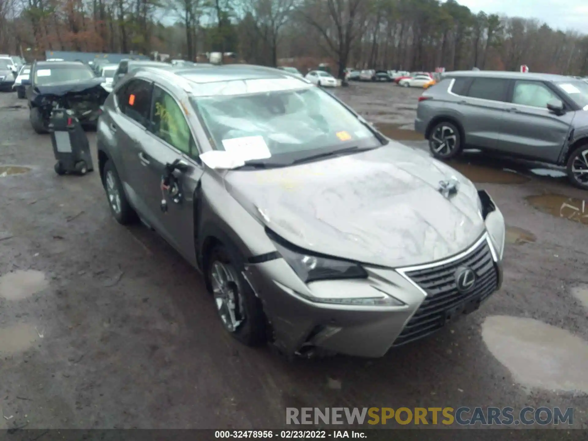 1 Photograph of a damaged car JTJDARDZ4L5015245 LEXUS NX 2020